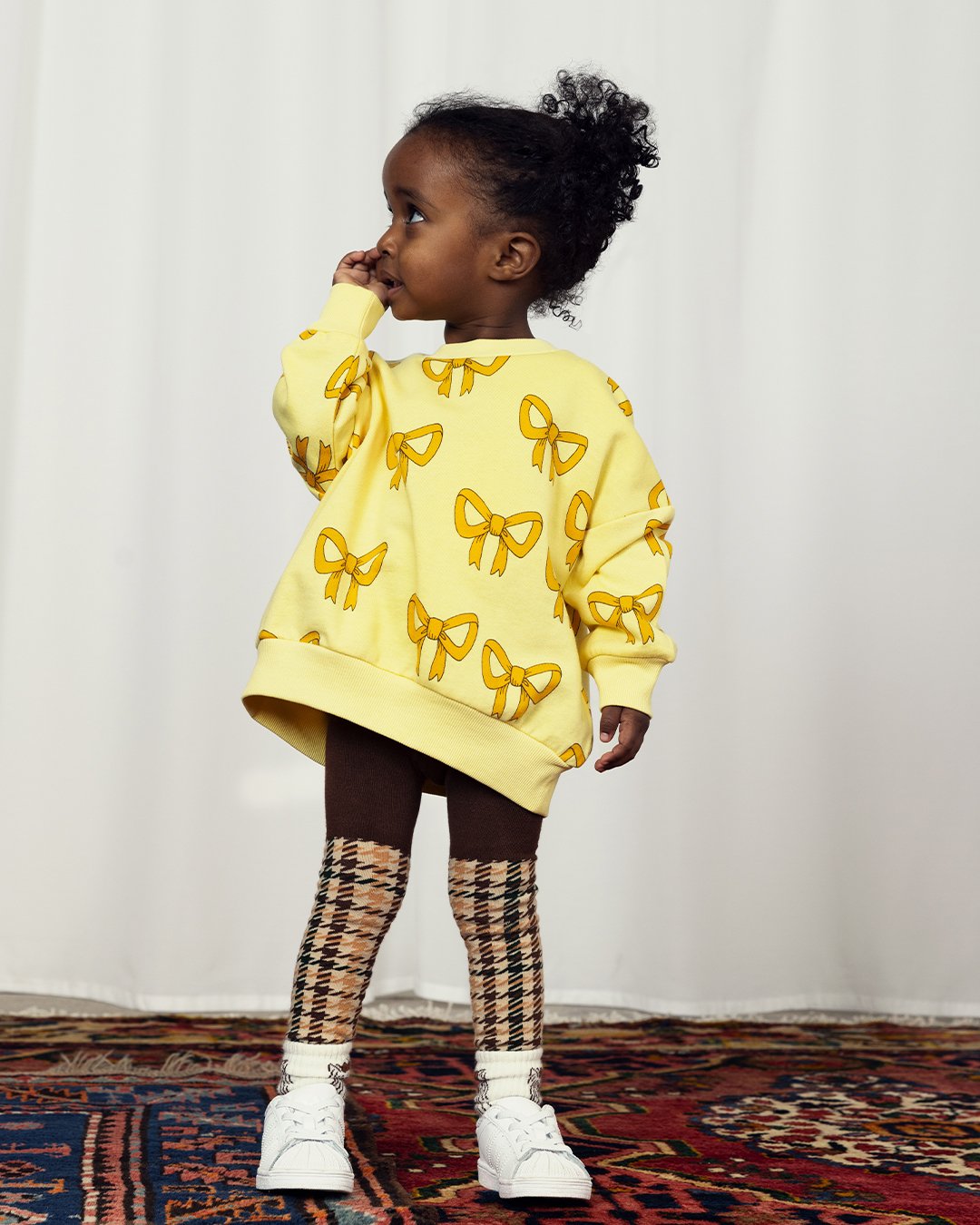 MINI RODINI】Bow aop sweatshirt – Happen Upon