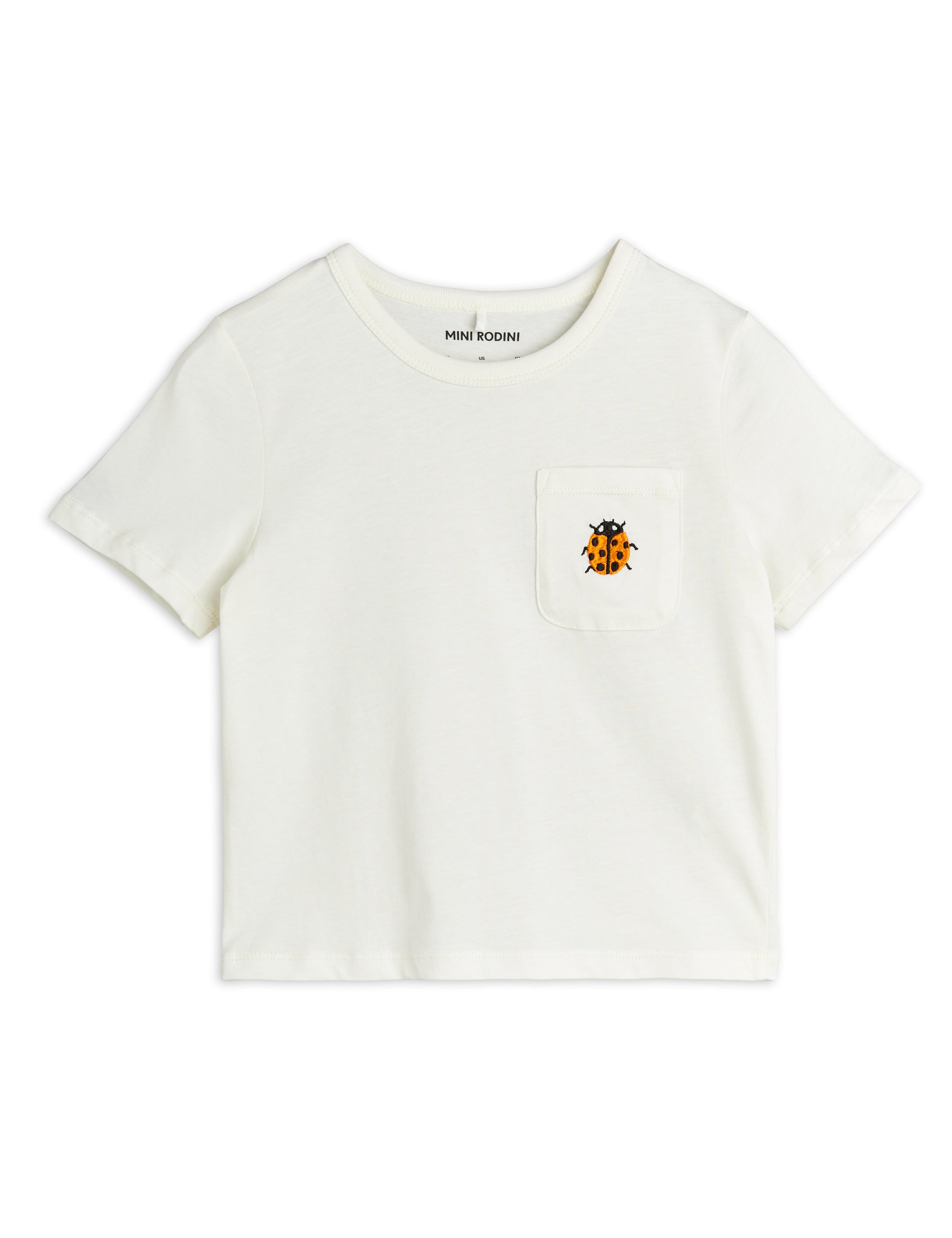 【MINI RODINI ミニロディーニ】   Ladybugs emb ss tee