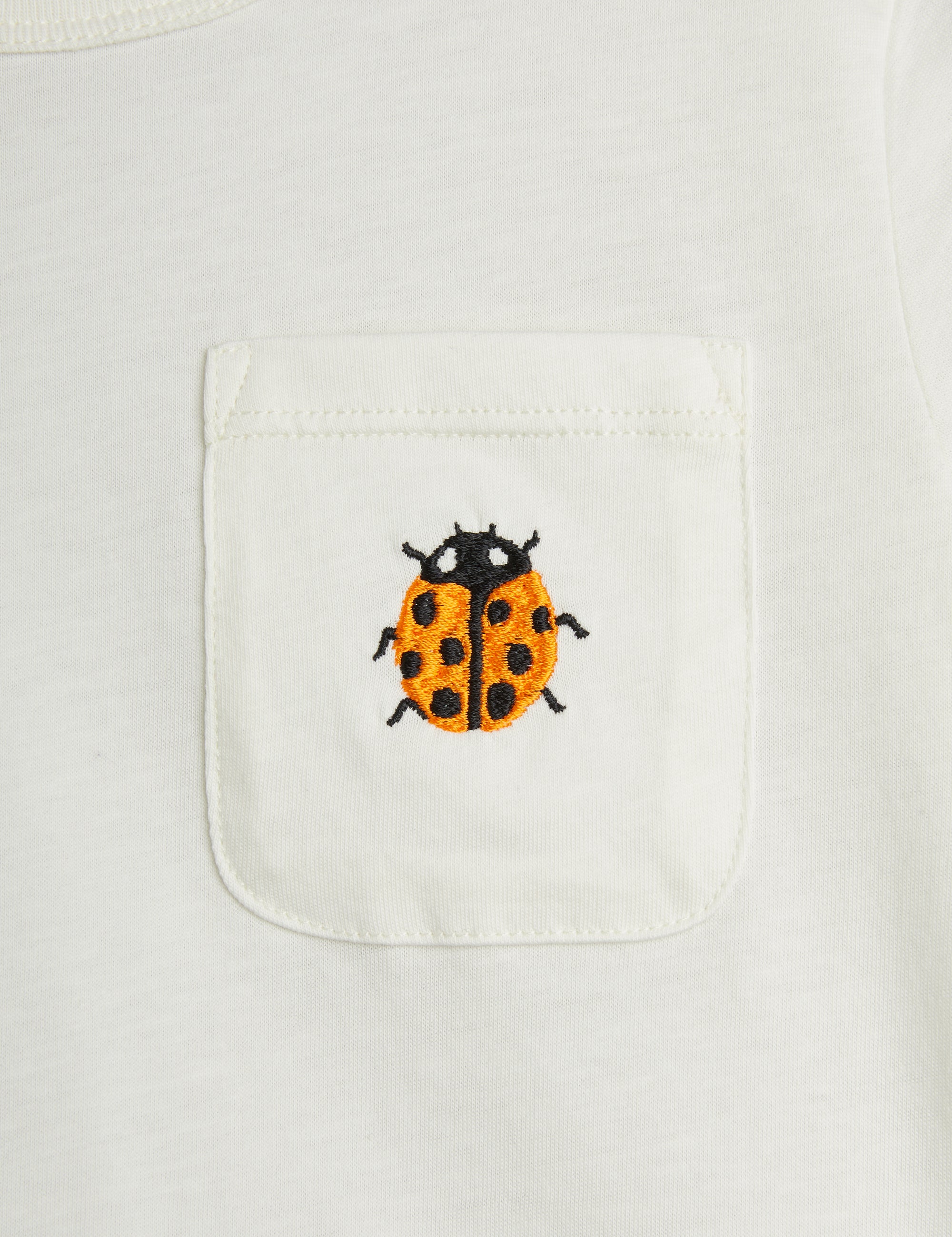 【MINI RODINI ミニロディーニ】   Ladybugs emb ss tee