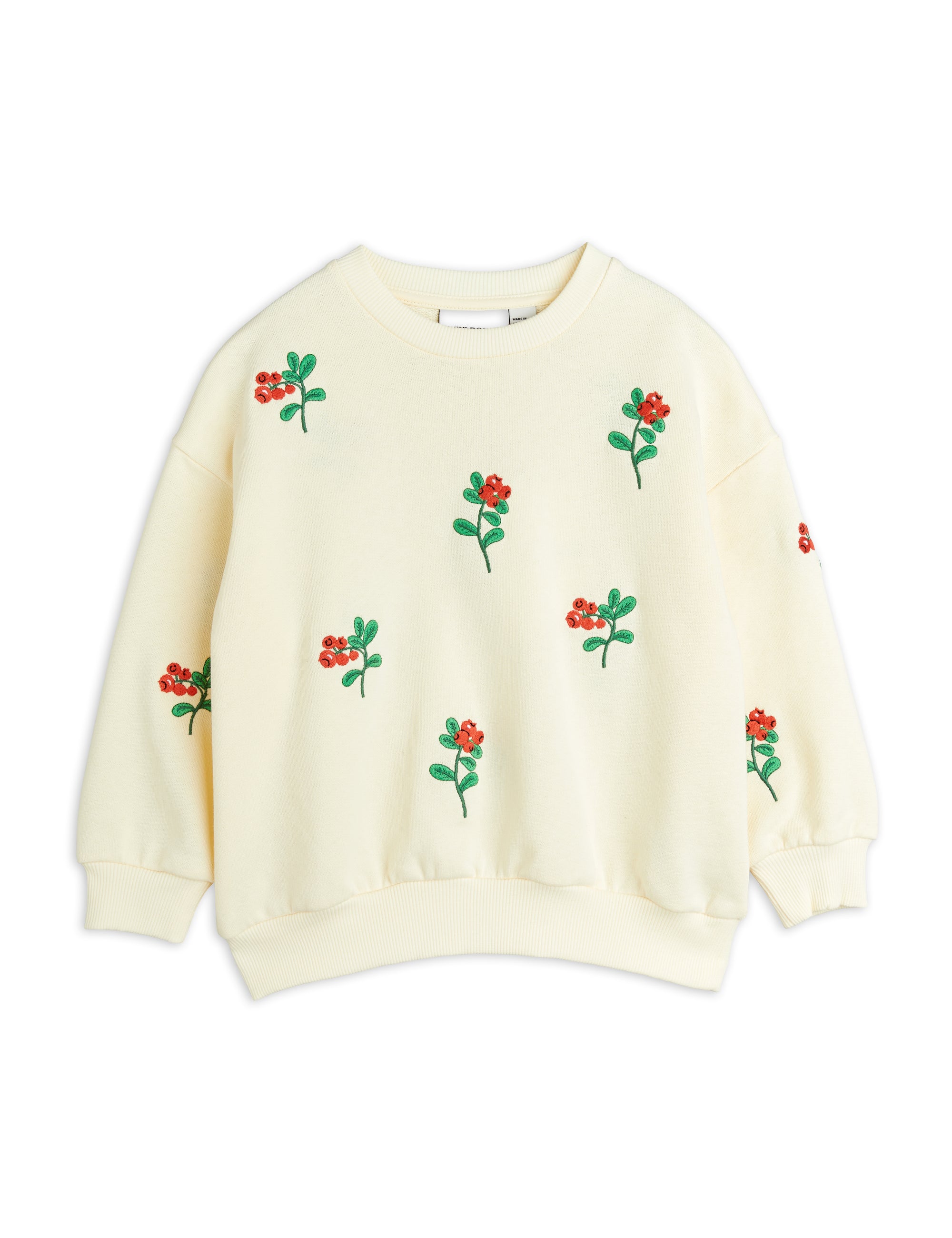【MINI RODINI ミニロディーニ】   Lingonberries aop sweatshirt