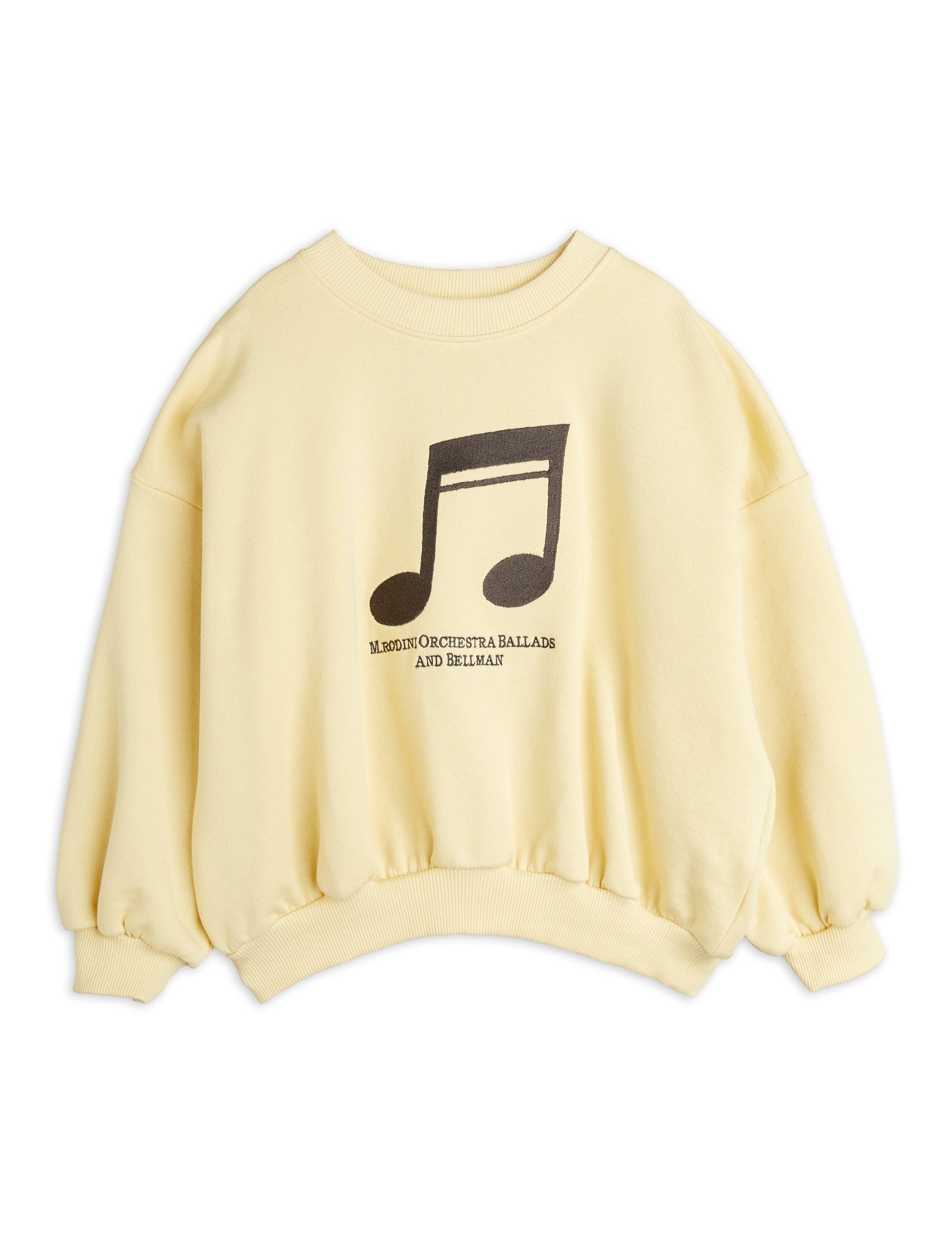 【MINI RODINI ミニロディーニ】   Note emb sweatshirt