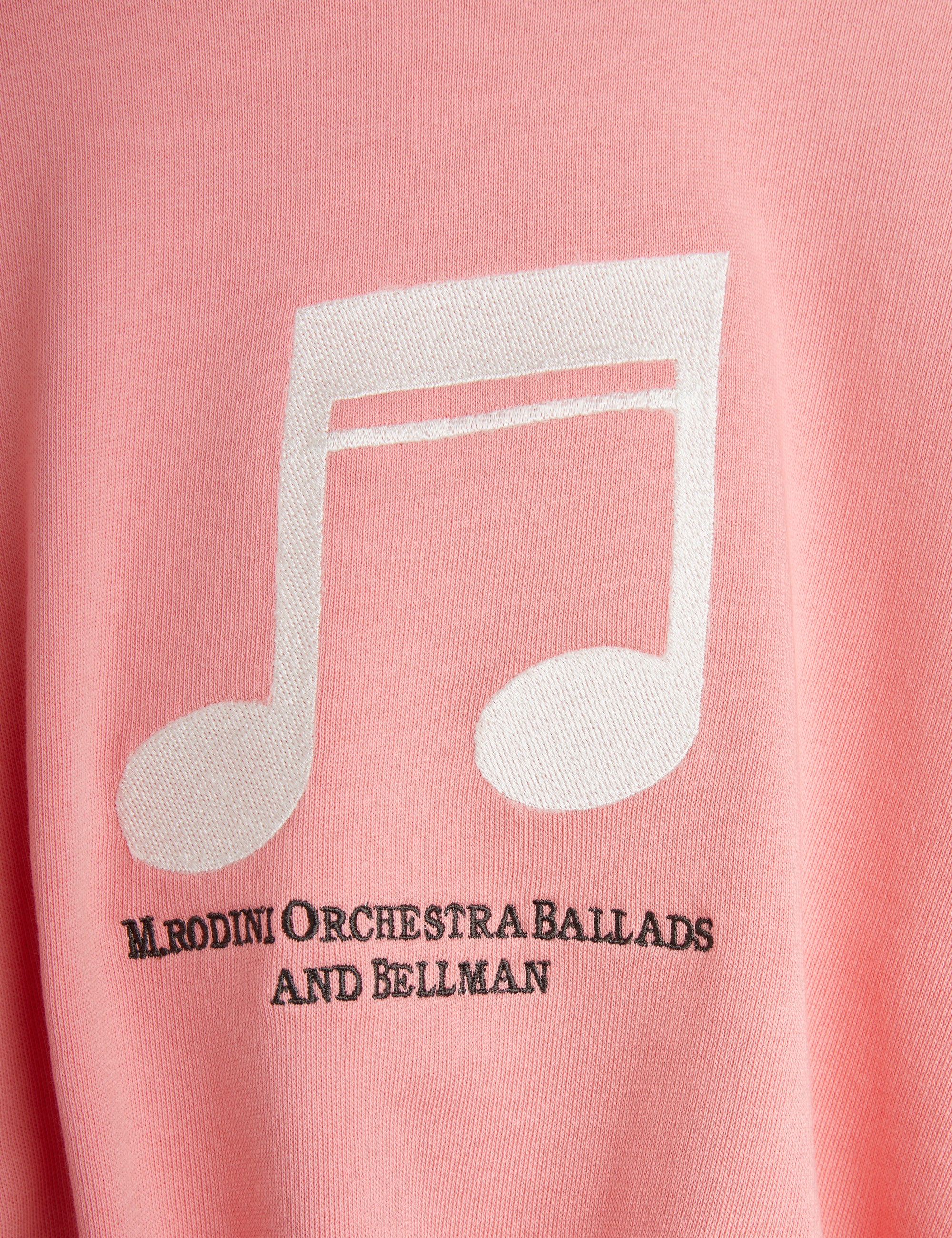 【MINI RODINI ミニロディーニ】   Note emb sweatshirt