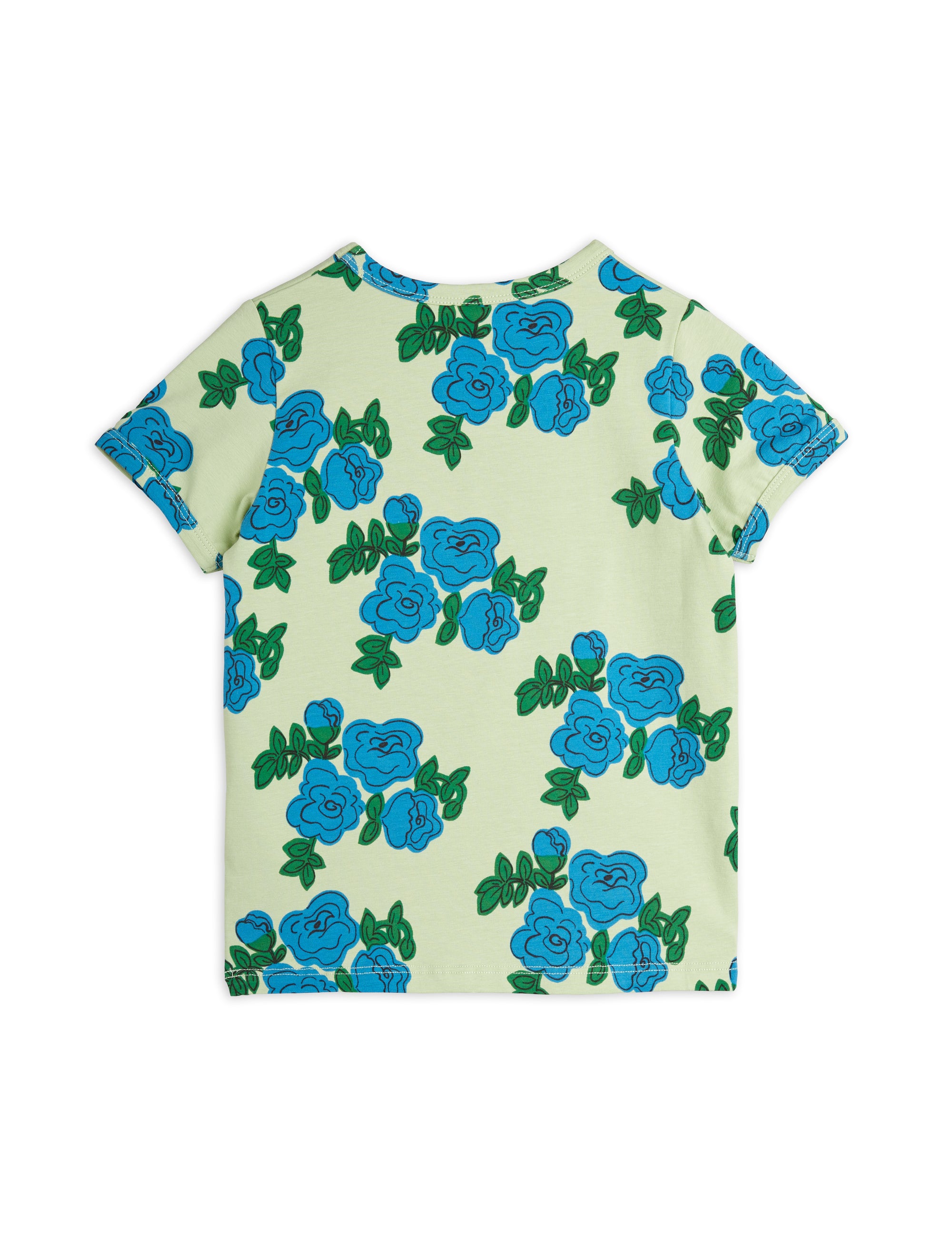 【MINI RODINI ミニロディーニ】   Blue roses aop ss tee