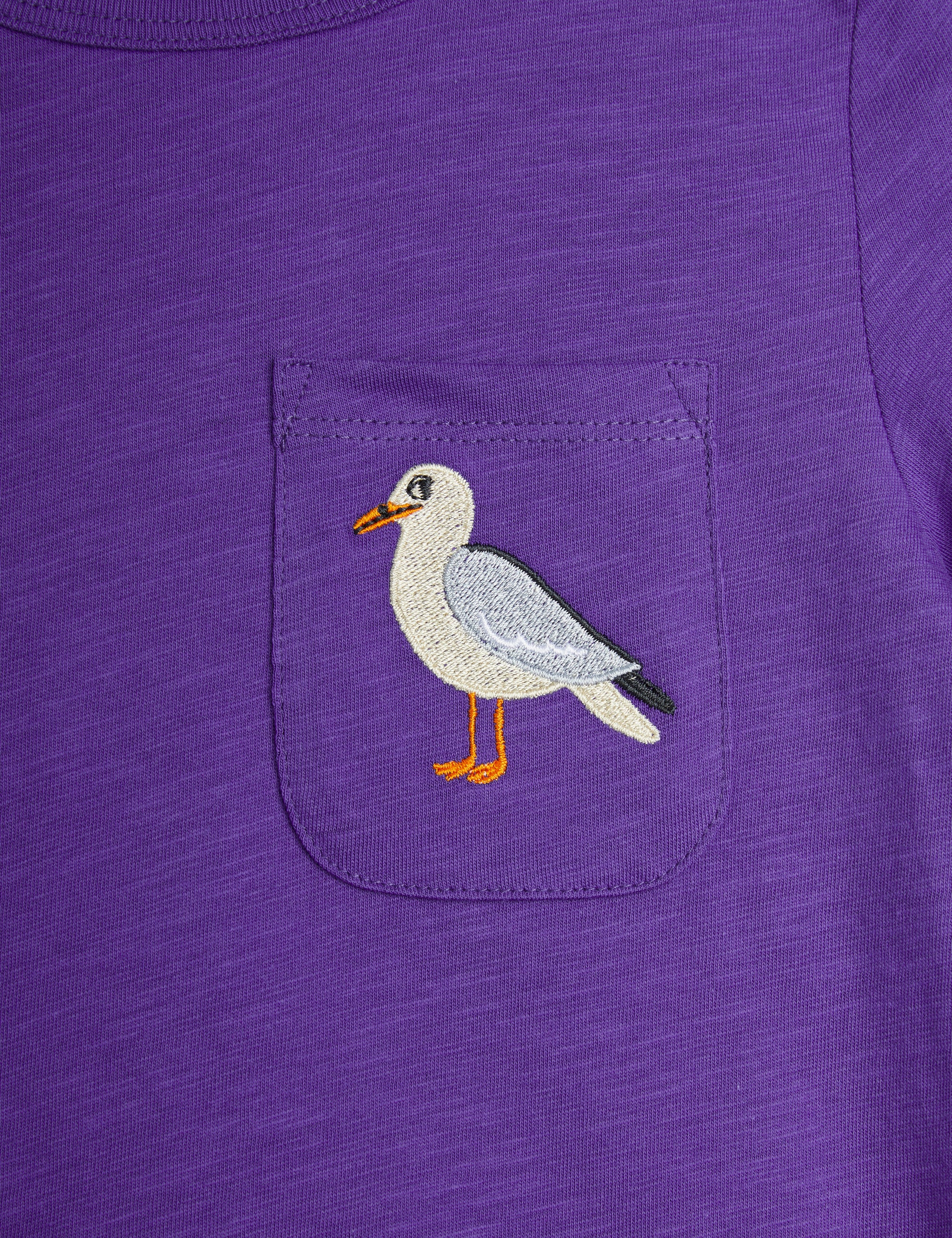 【MINI RODINI ミニロディーニ】   Seagull emb ss tee