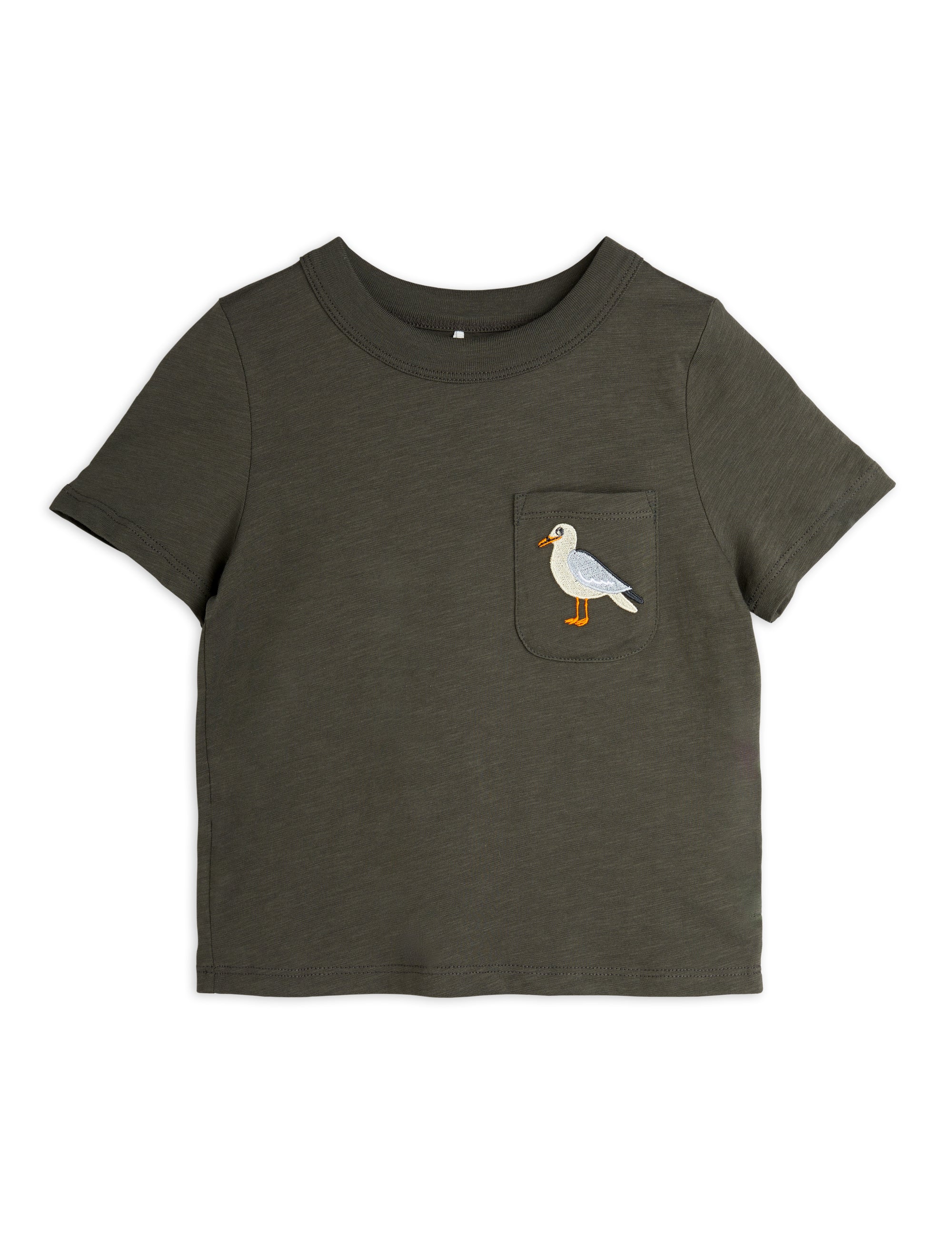 【MINI RODINI ミニロディーニ】   Seagull emb ss tee