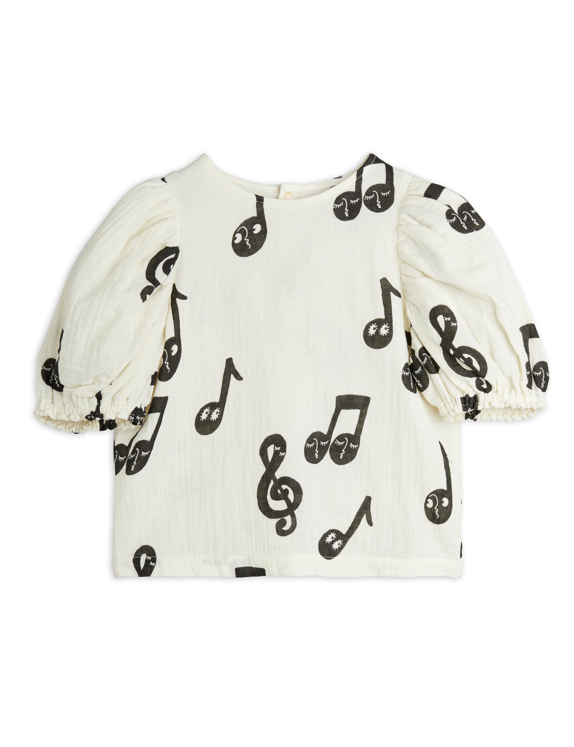 【MINI RODINI ミニロディーニ】   Note aop muslin blouse