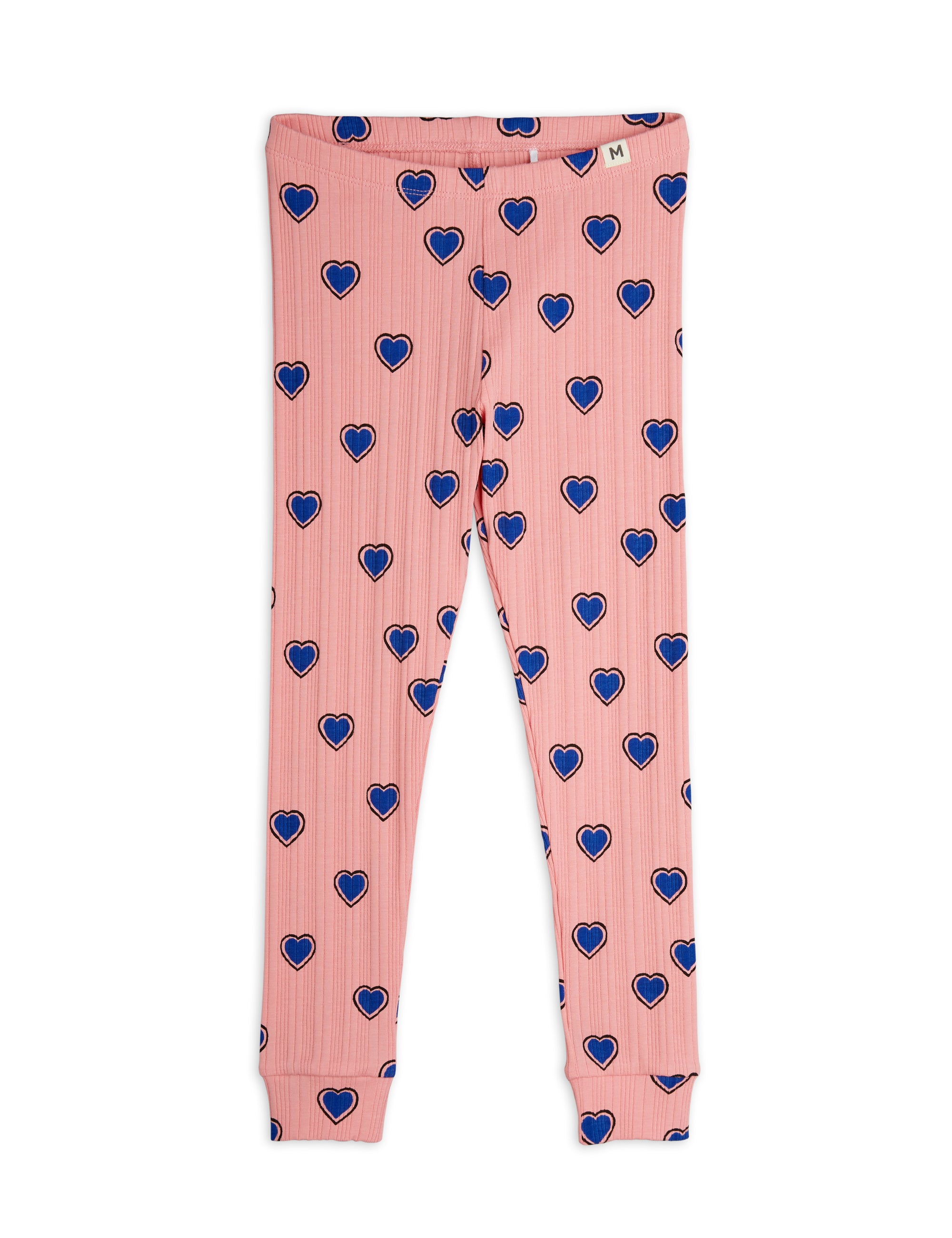 【MINI RODINI ミニロディーニ】   Outlined hearts aop leggings