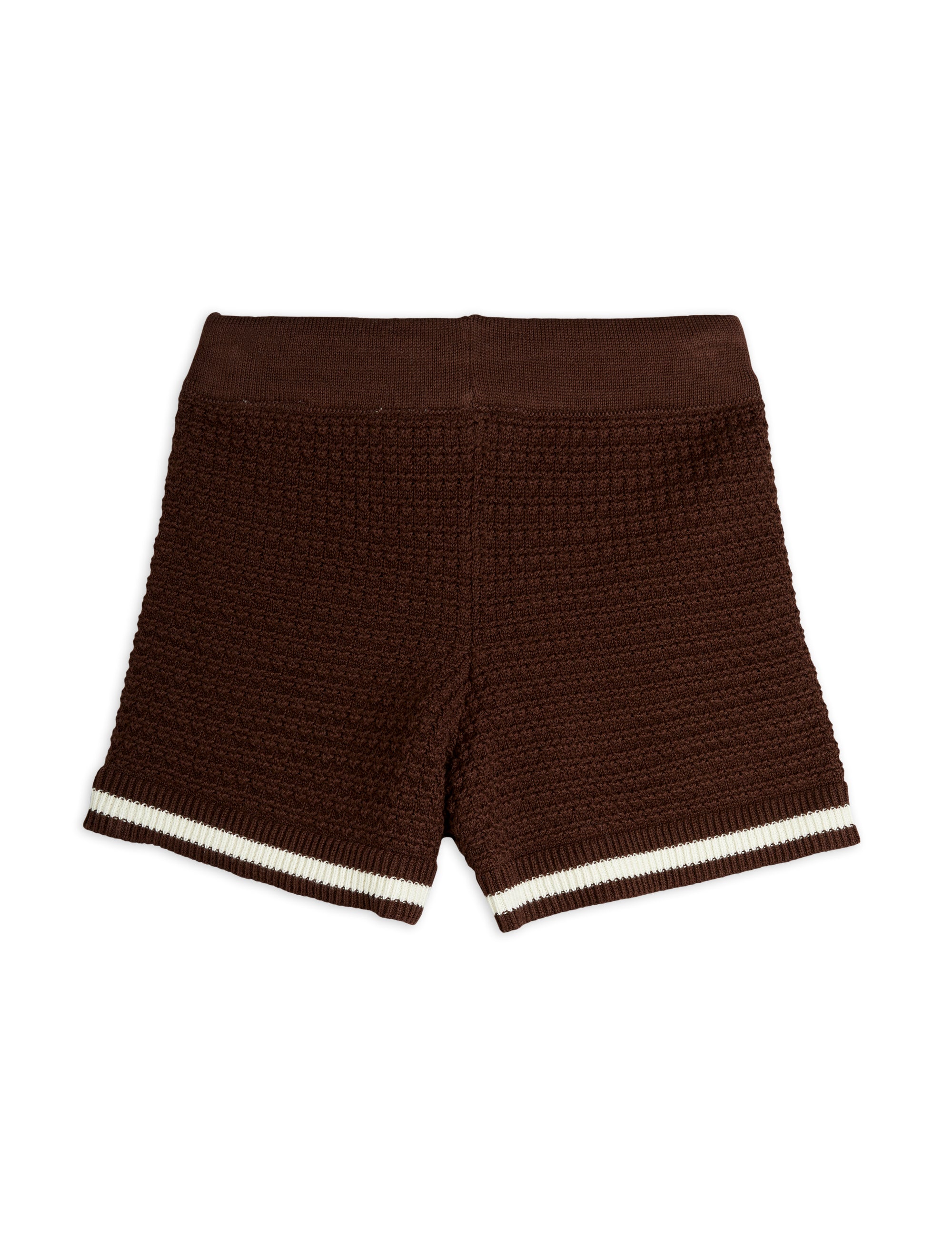 【MINI RODINI ミニロディーニ】   Lizard patch crochet knit shorts