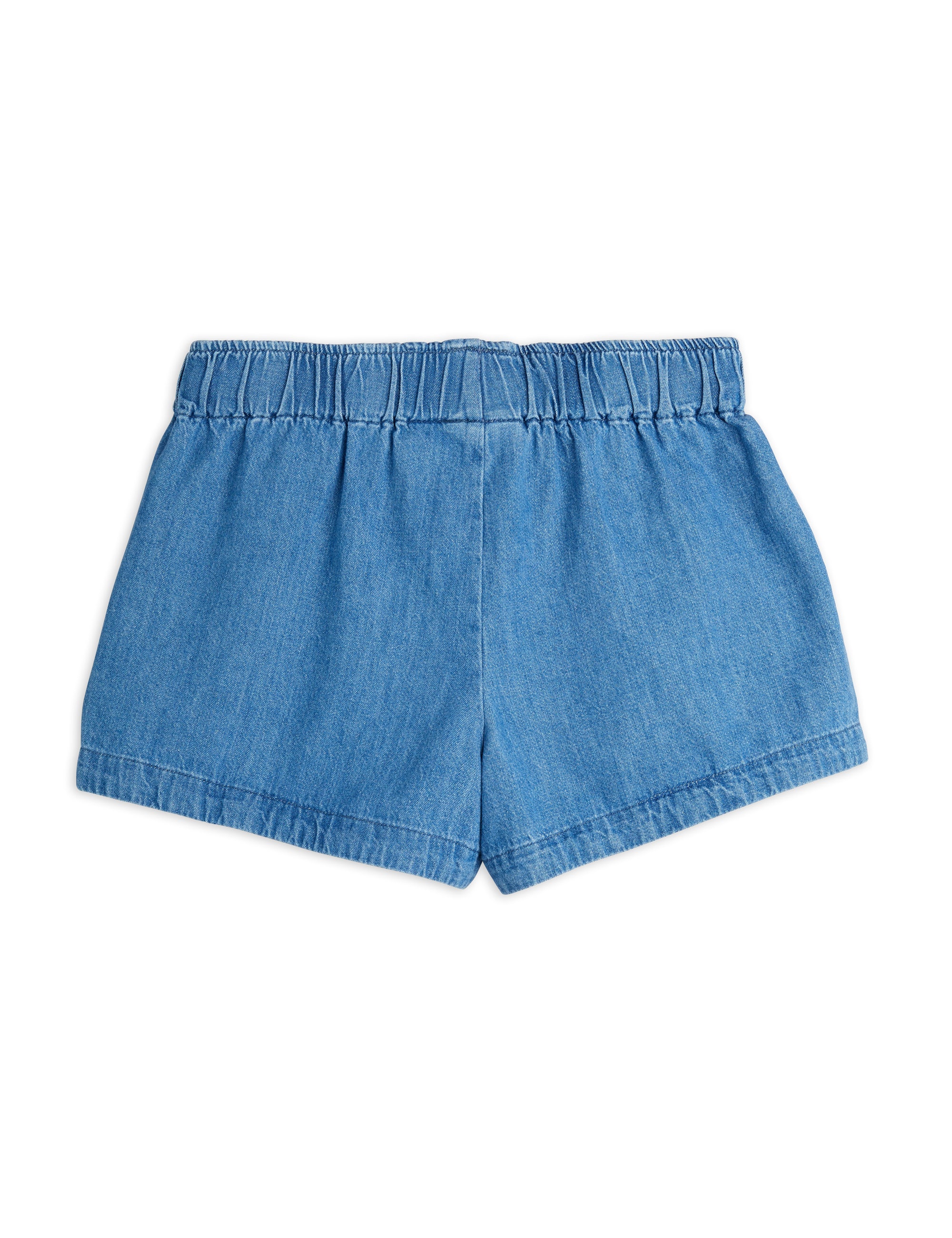 【MINI RODINI ミニロディーニ】   Note emb lightweight denim shorts