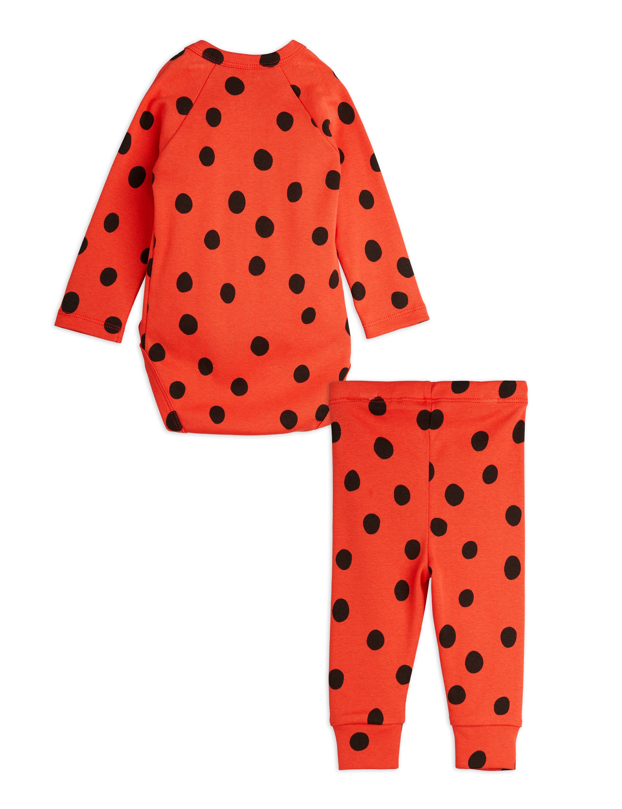 【MINI RODINI ミニロディーニ】   Dots aop nb baby set