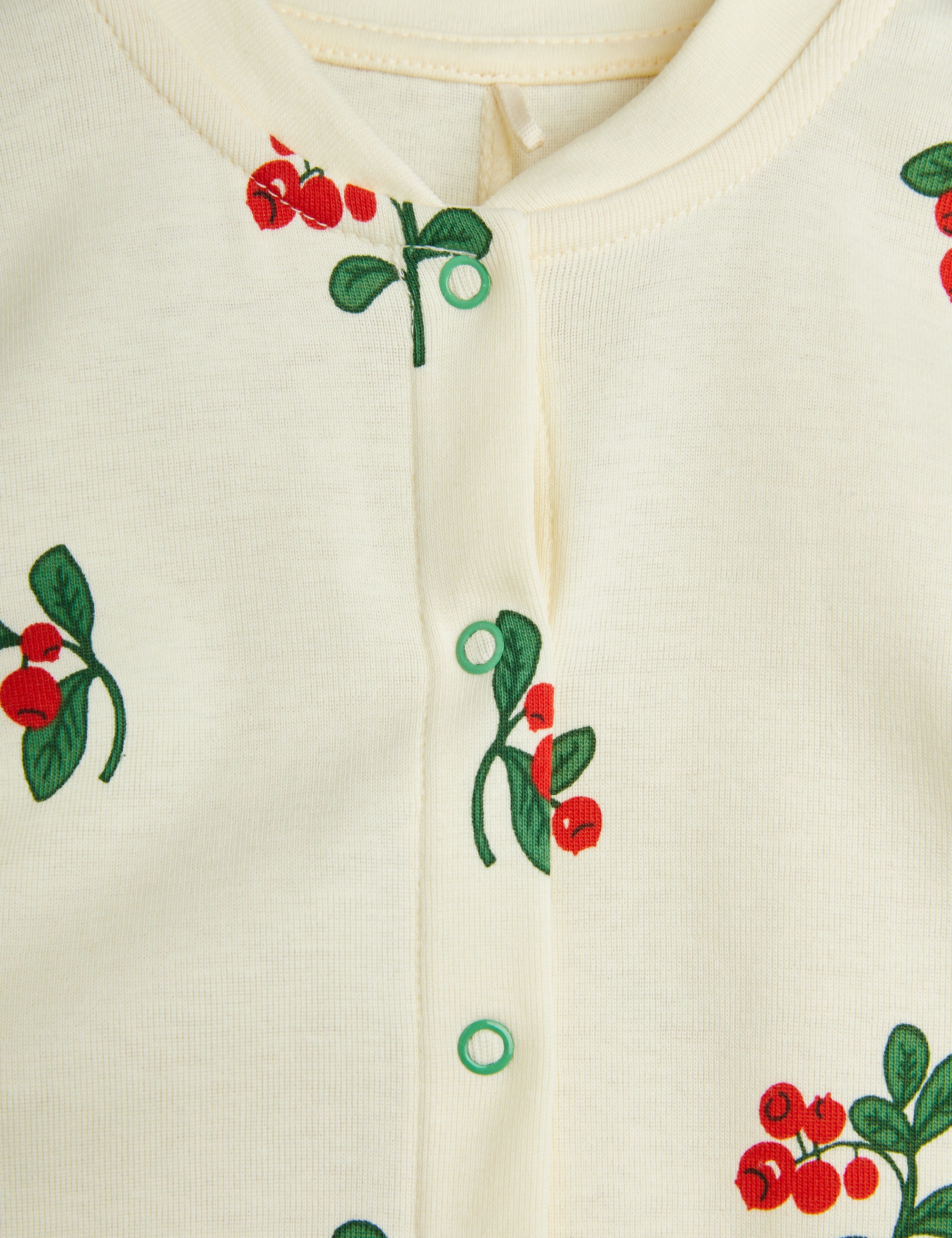 【MINI RODINI ミニロディーニ】   Lingonberries aop baby summersuit