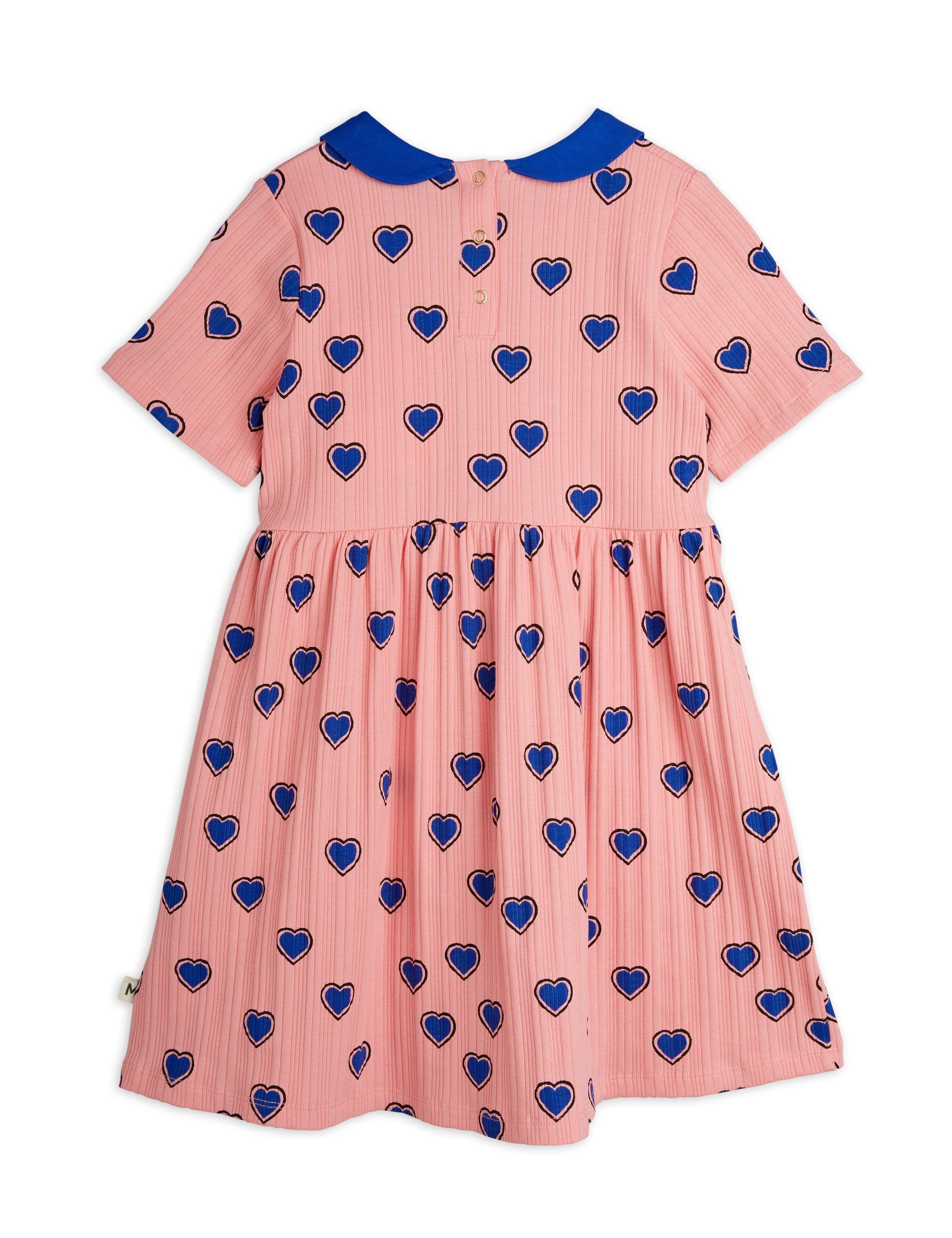 【MINI RODINI ミニロディーニ】   Outlined hearts aop ss dress