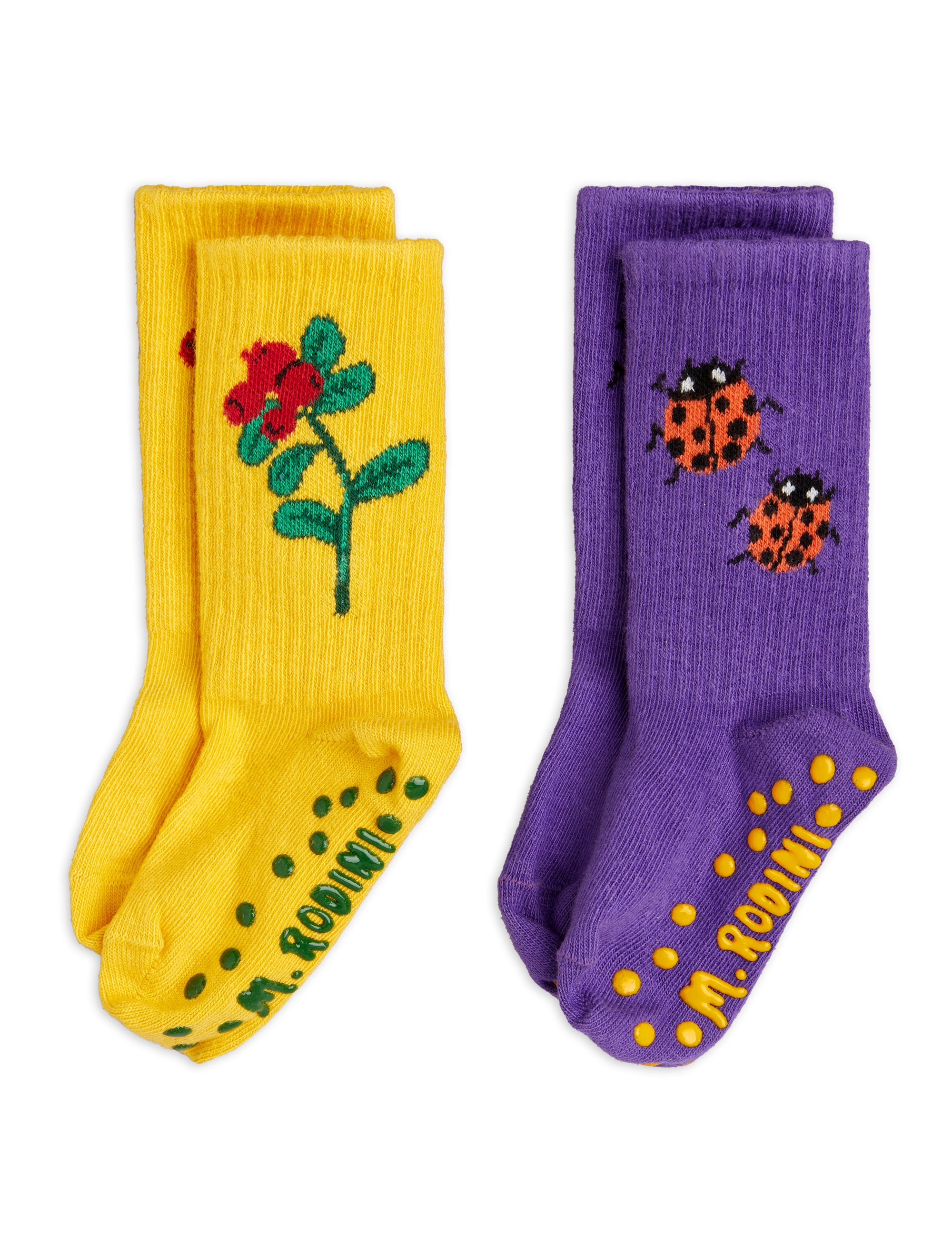 【MINI RODINI ミニロディーニ】Lingonberries 2-pack anti-slip socks