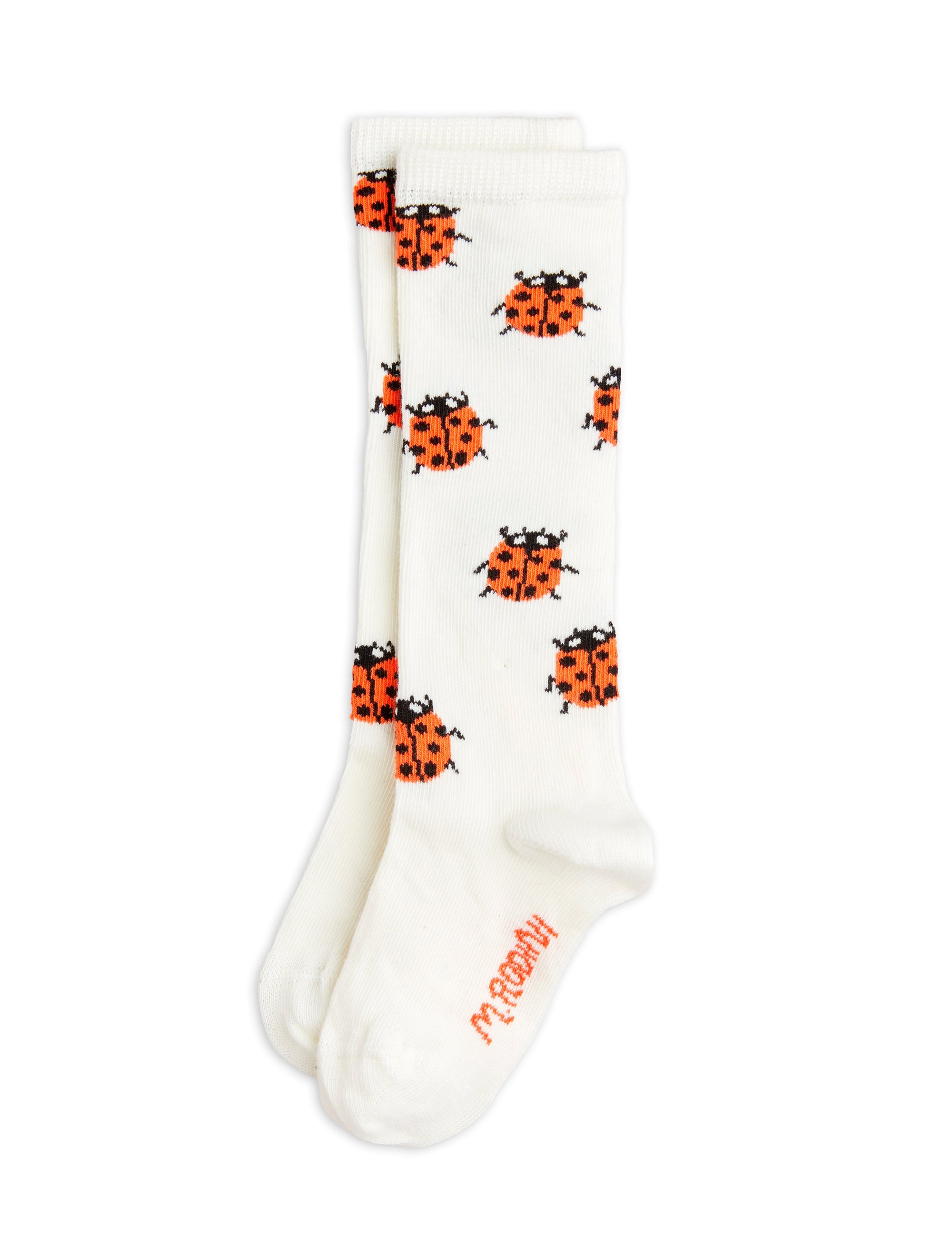 【MINI RODINI ミニロディーニ】Ladybugs knee-high socks