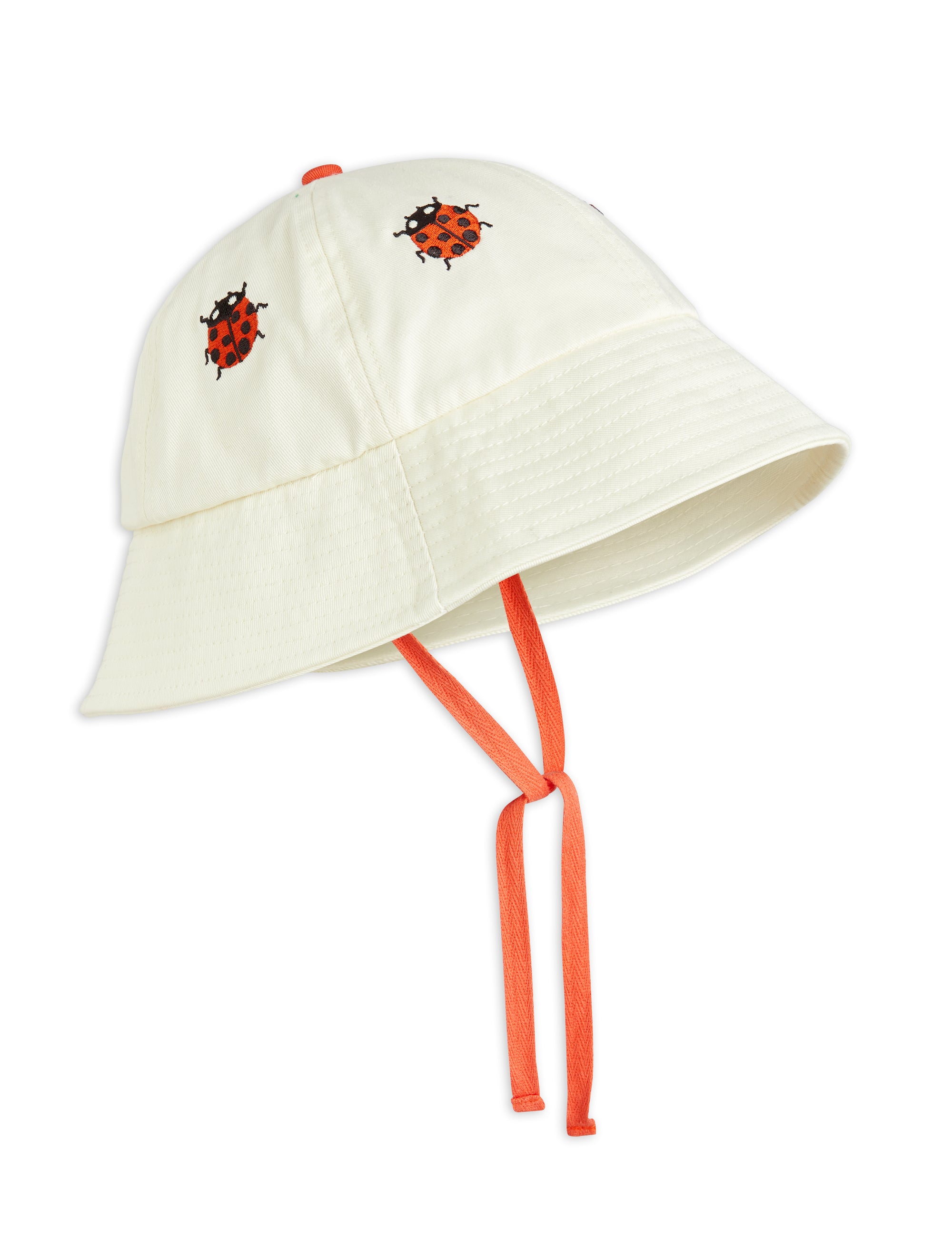 【MINI RODINI ミニロディーニ】Ladybug emb sun hat