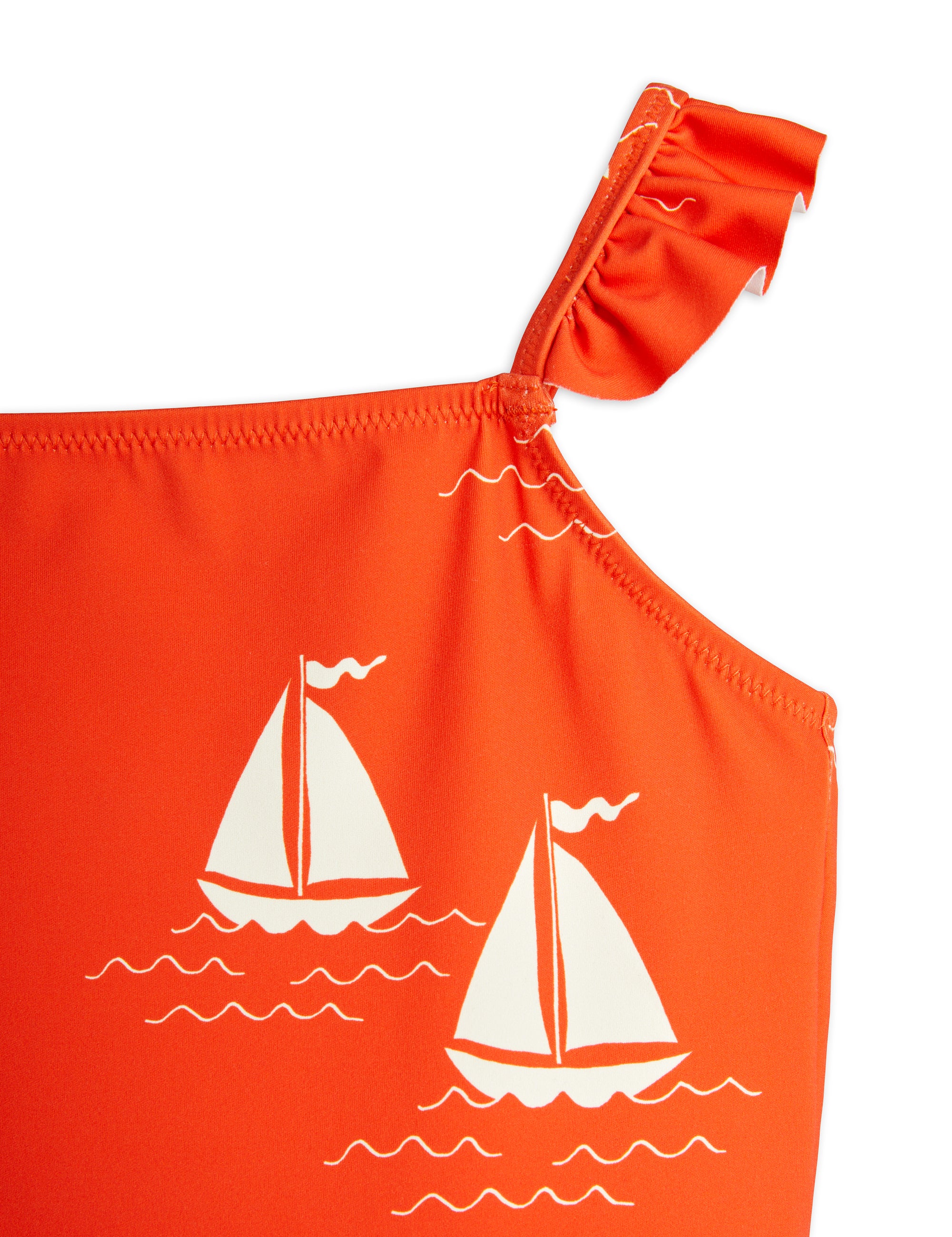 【MINI RODINI ミニロディーニ】   Sailing boats aop skirt swimsuit