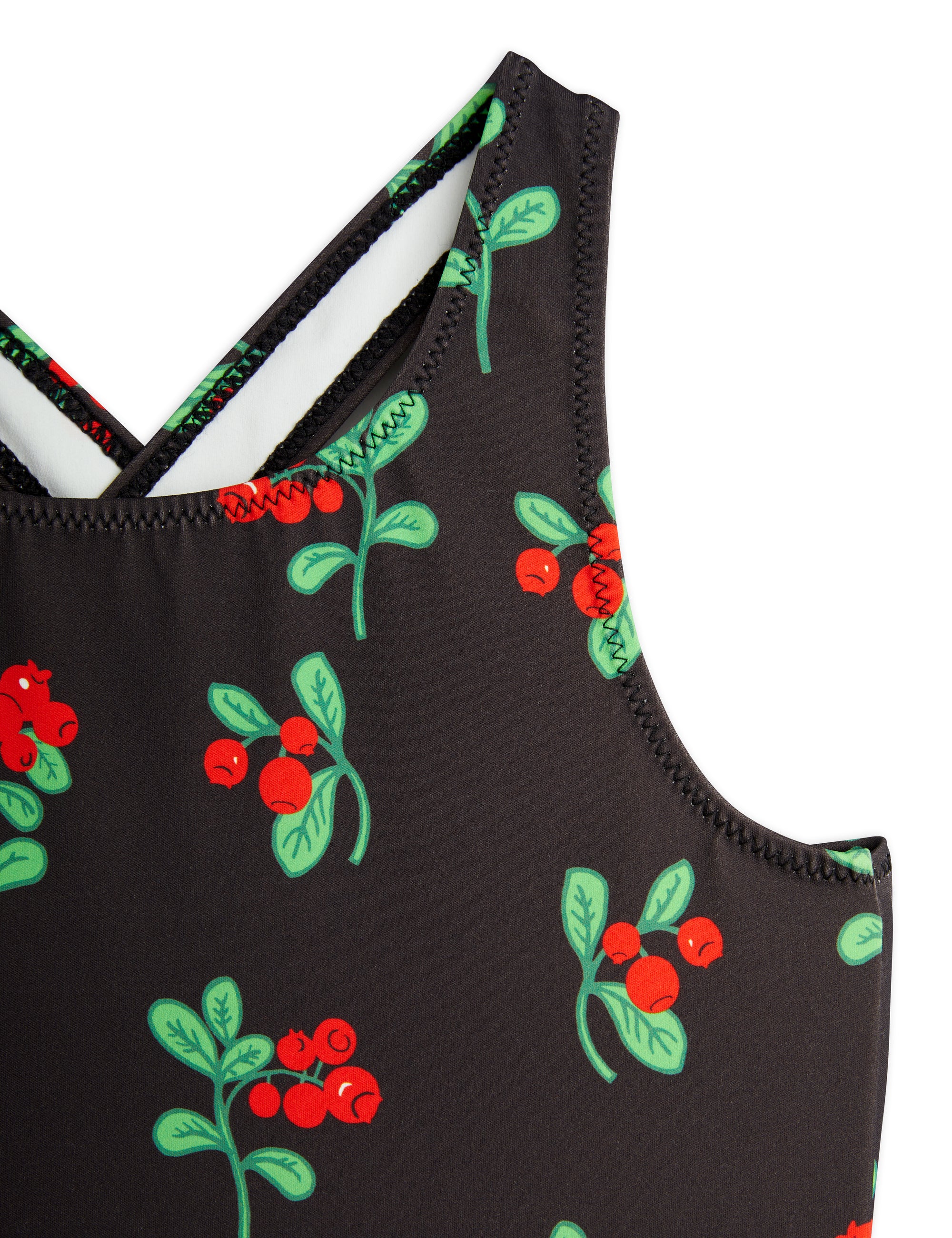 【MINI RODINI ミニロディーニ】   Lingonberries aop swimsuit