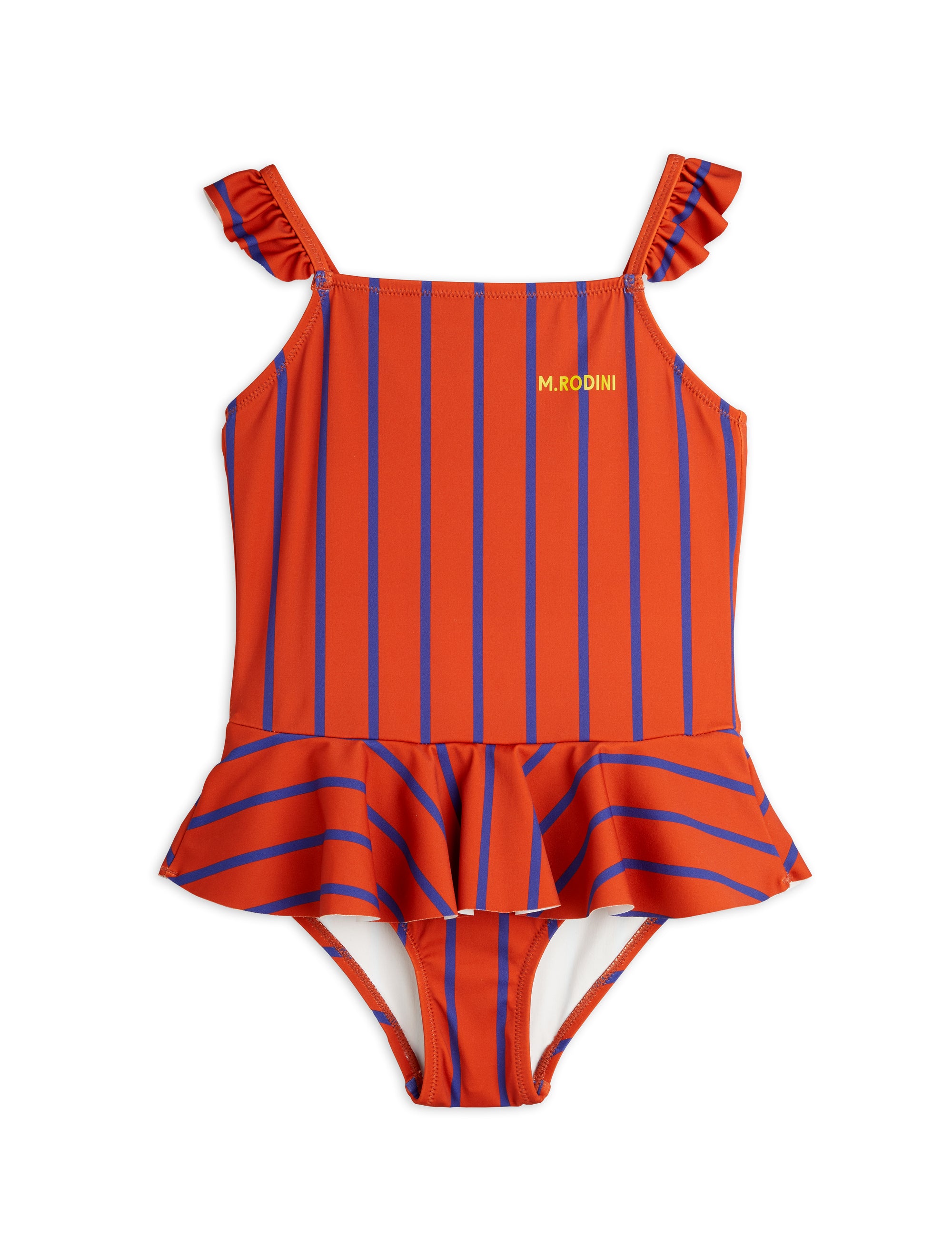 【MINI RODINI ミニロディーニ】   Vertical stripe skirt swimsuit