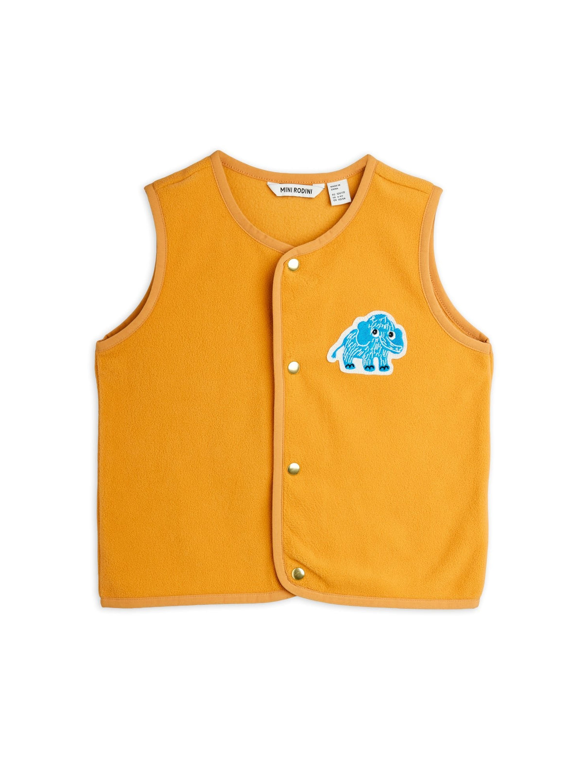 【MINI RODINI ミニロディーニ】Mammoth patch fleece vest