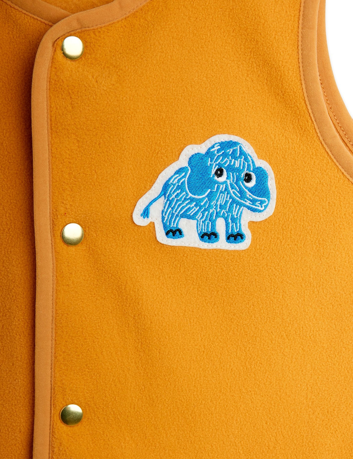 【MINI RODINI ミニロディーニ】Mammoth patch fleece vest