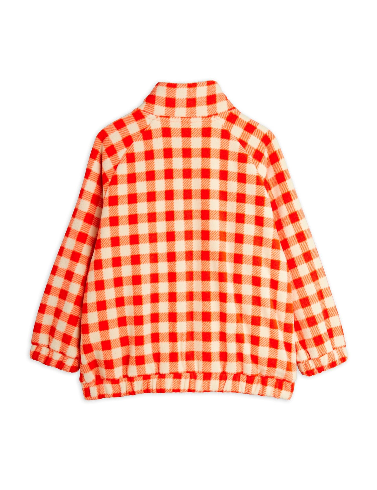 【MINI RODINI ミニロディーニ】Gingham aop fleece jacket
