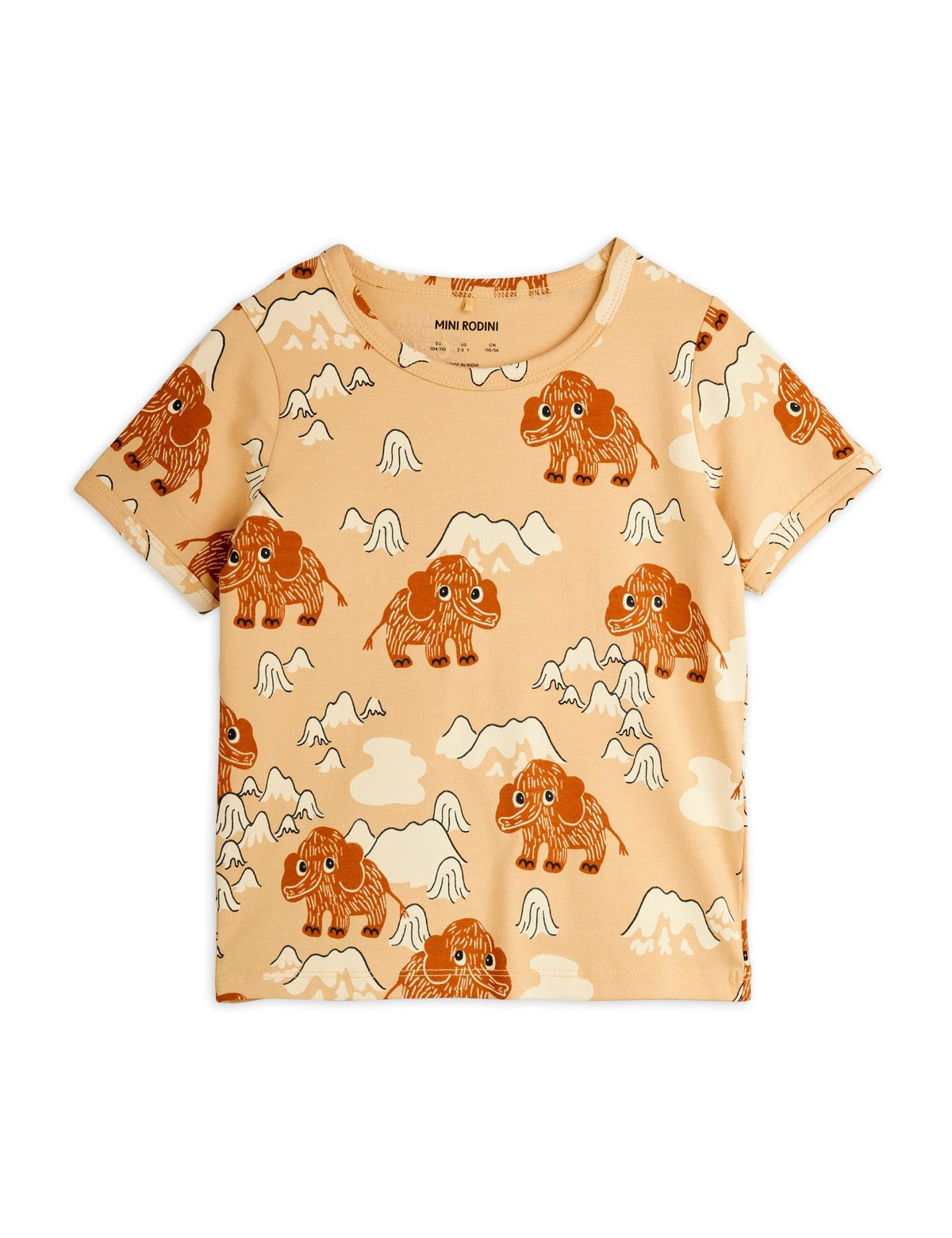【MINI RODINI ミニロディーニ】Mammoth aop ss tee