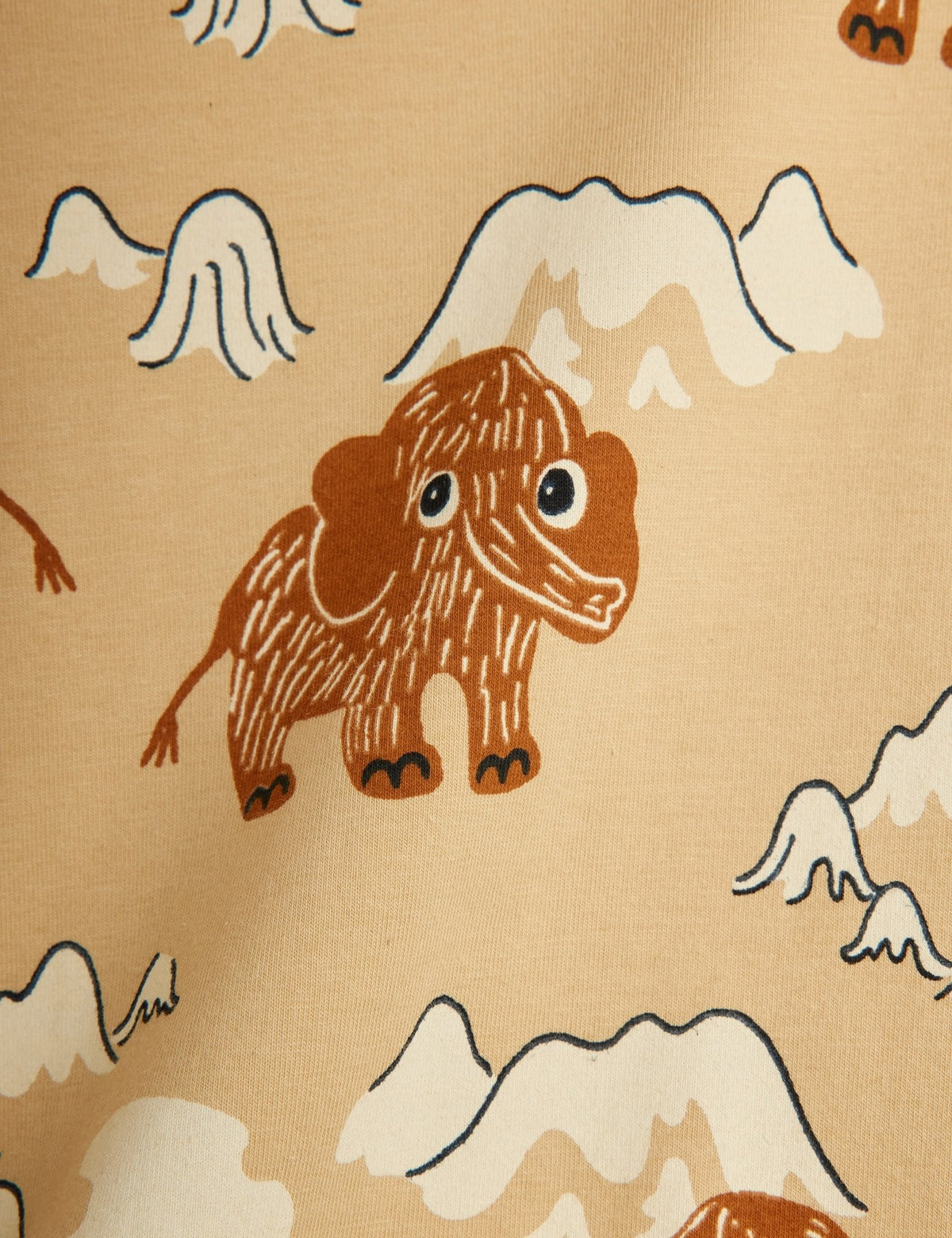 【MINI RODINI ミニロディーニ】Mammoth aop ss tee