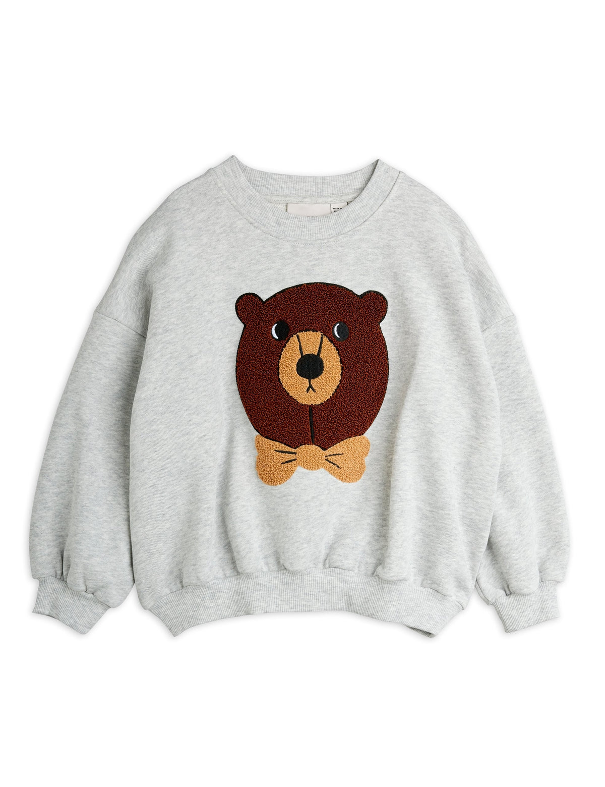 【MINI RODINI ミニロディーニ】Bear chenille sweatshirt