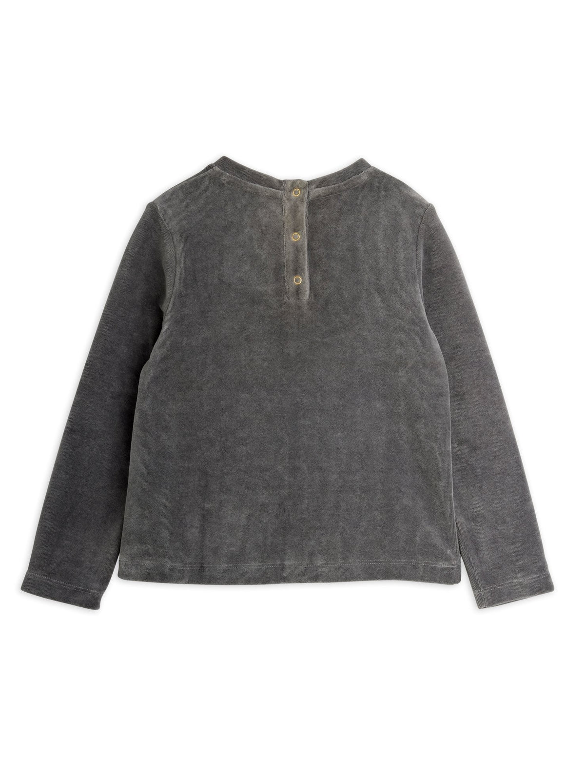 【MINI RODINI ミニロディーニ】Clover emb velour top