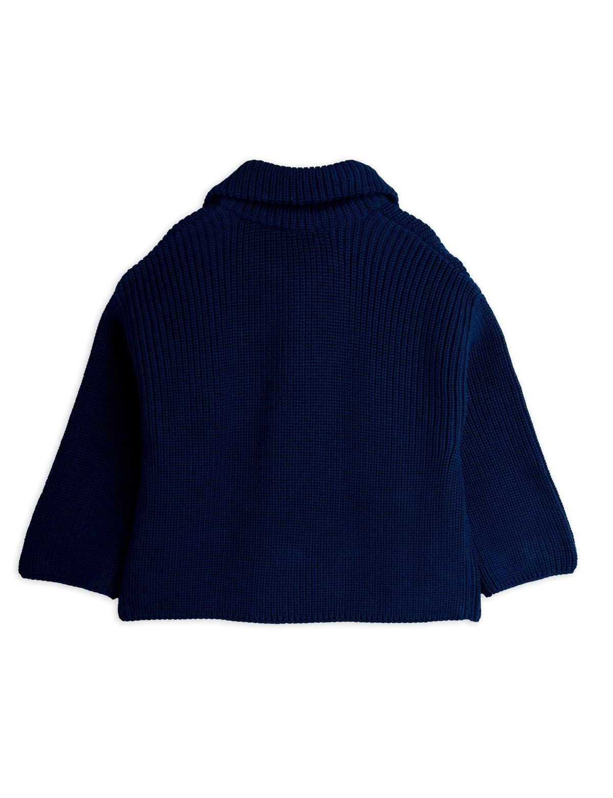 【MINI RODINI ミニロディーニ】Panda patch chunky knit half zip sweater