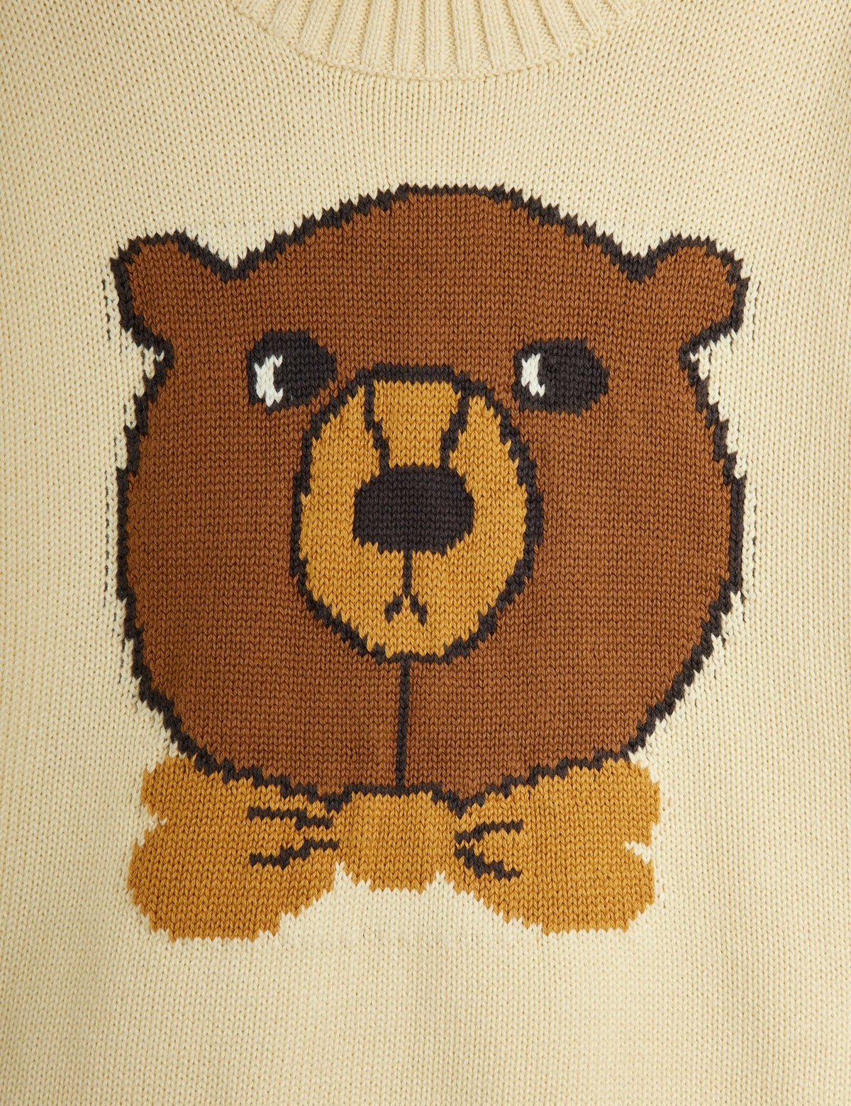 【MINI RODINI ミニロディーニ】Bear intarsia knit sweater