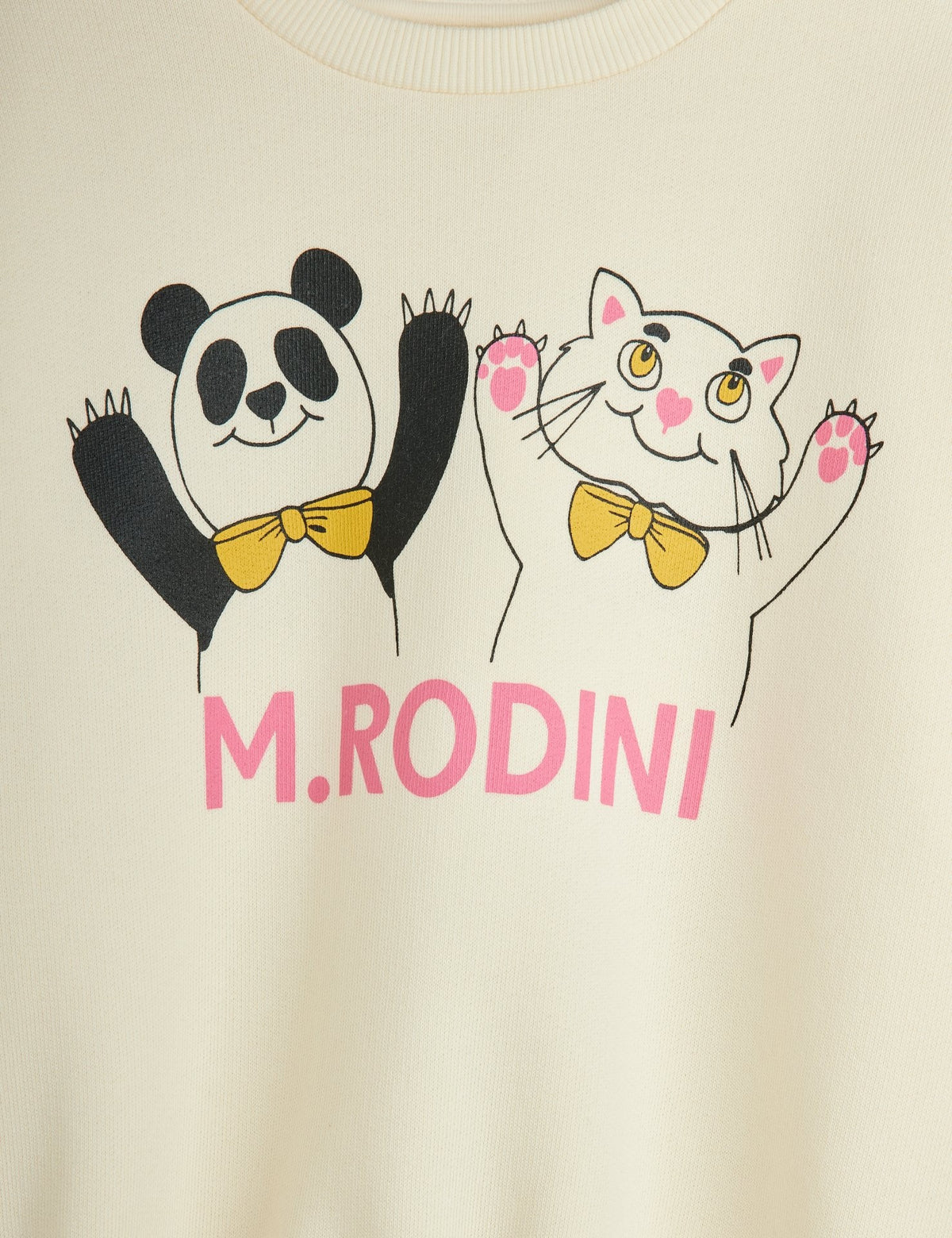 【MINI RODINI ミニロディーニ】Panda &amp; cat sp sweatshirt