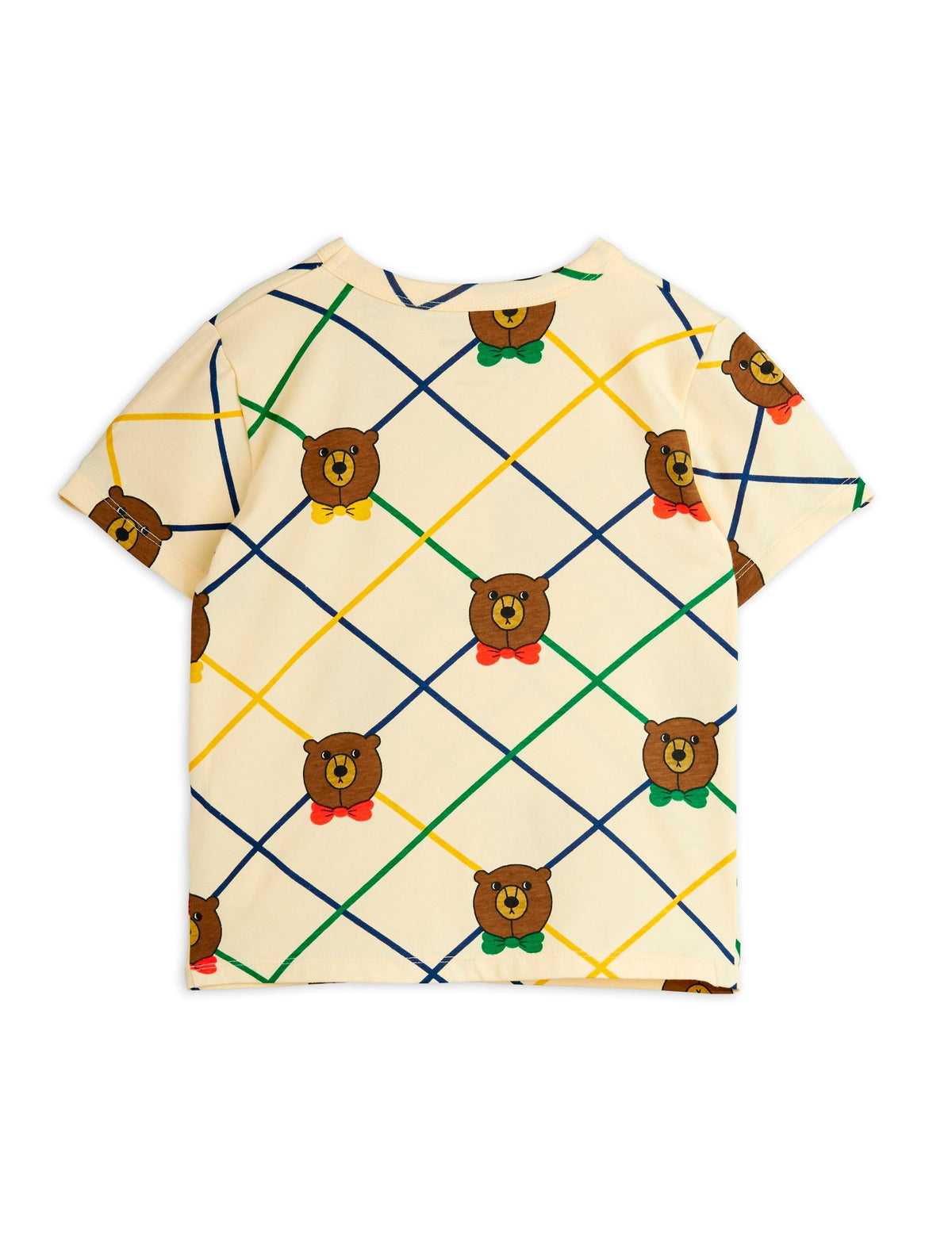 【MINI RODINI ミニロディーニ】Bear check aop ss tee