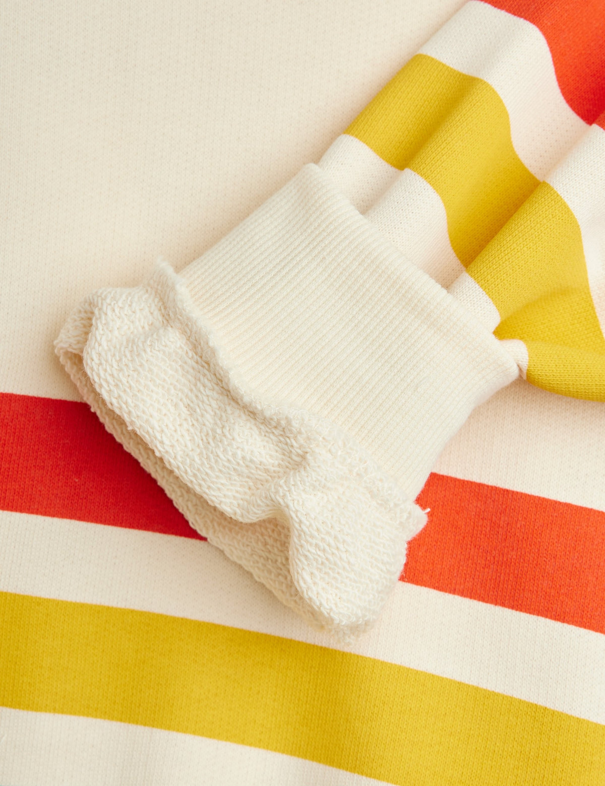 【MINI RODINI ミニロディーニ】Bear stripe sweatshirt