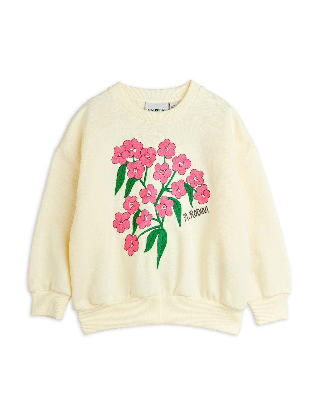 【MINI RODINI ミニロディーニ】Alpine flowers emb sweatshirt