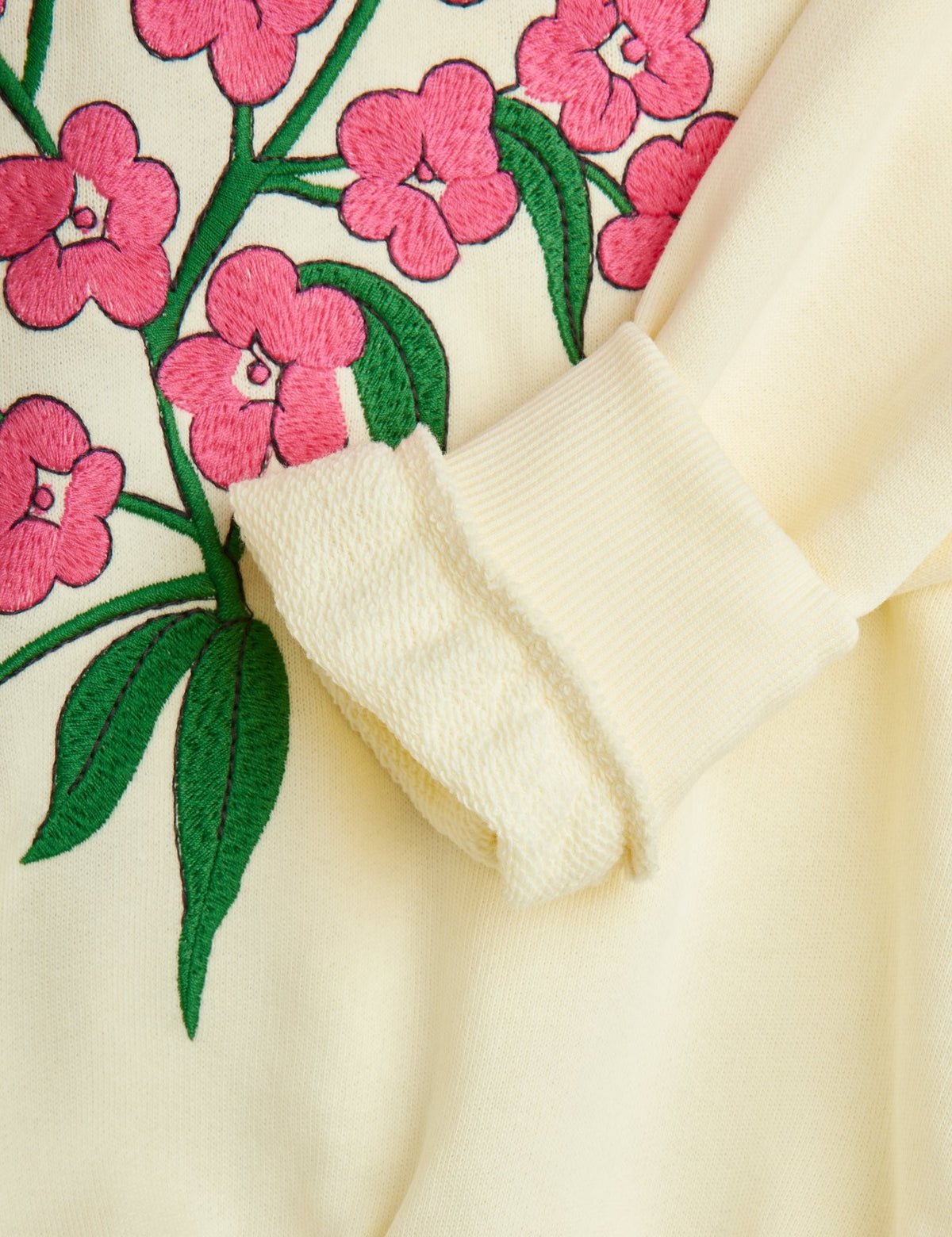 【MINI RODINI ミニロディーニ】Alpine flowers emb sweatshirt