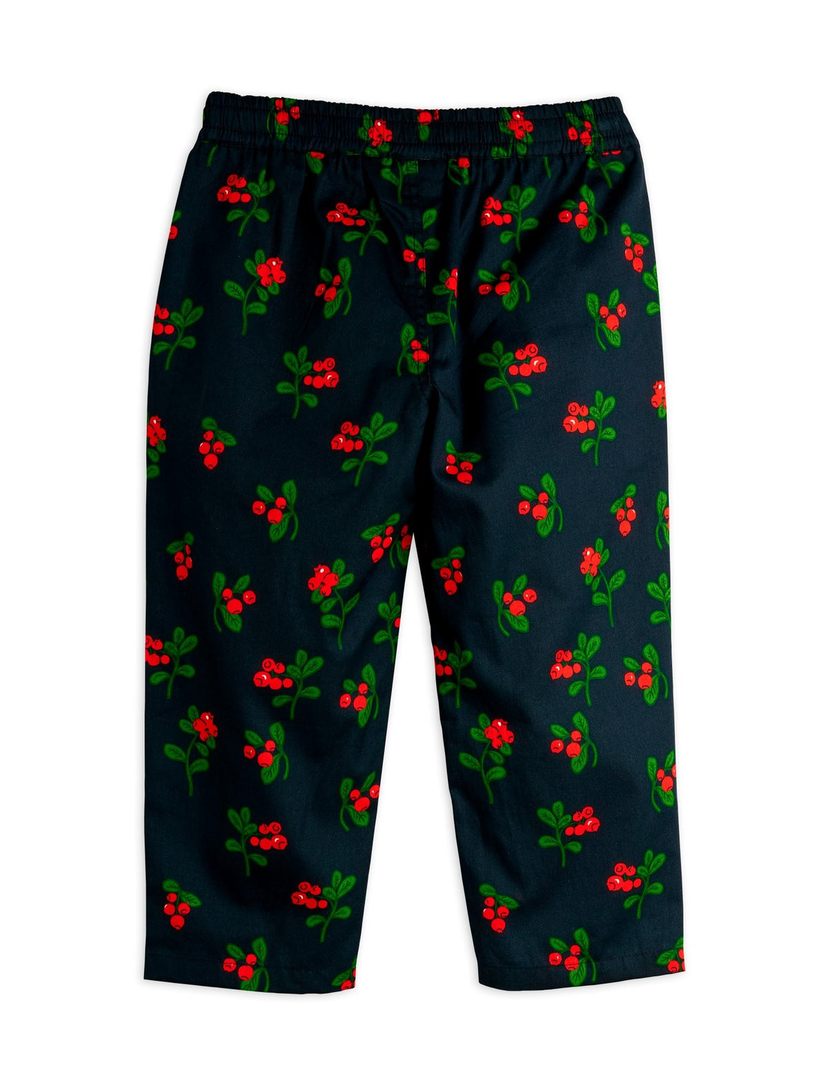 【MINI RODINI ミニロディーニ】Lingonberries aop woven trousers