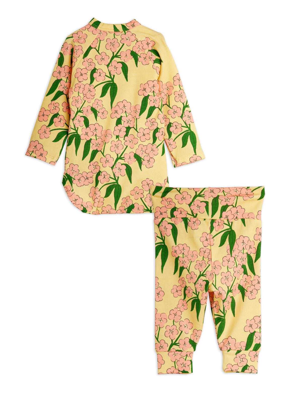 【MINI RODINI ミニロディーニ】Alpine flowers aop baby set