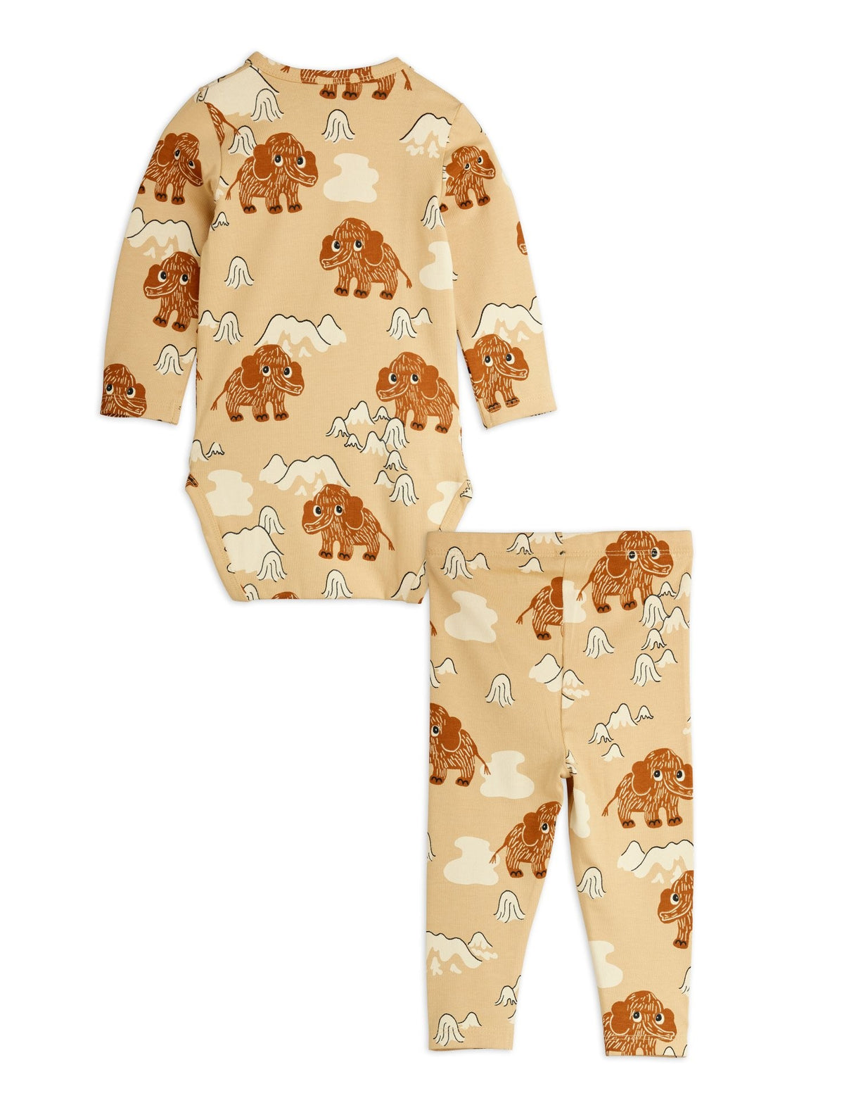 【MINI RODINI ミニロディーニ】Mammoth aop baby set