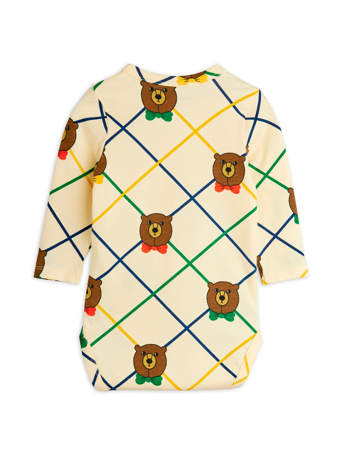 【MINI RODINI ミニロディーニ】Bear check aop ls body