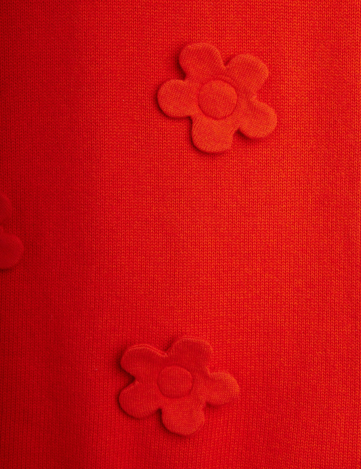 【MINI RODINI ミニロディーニ】Knitted flower vest dress