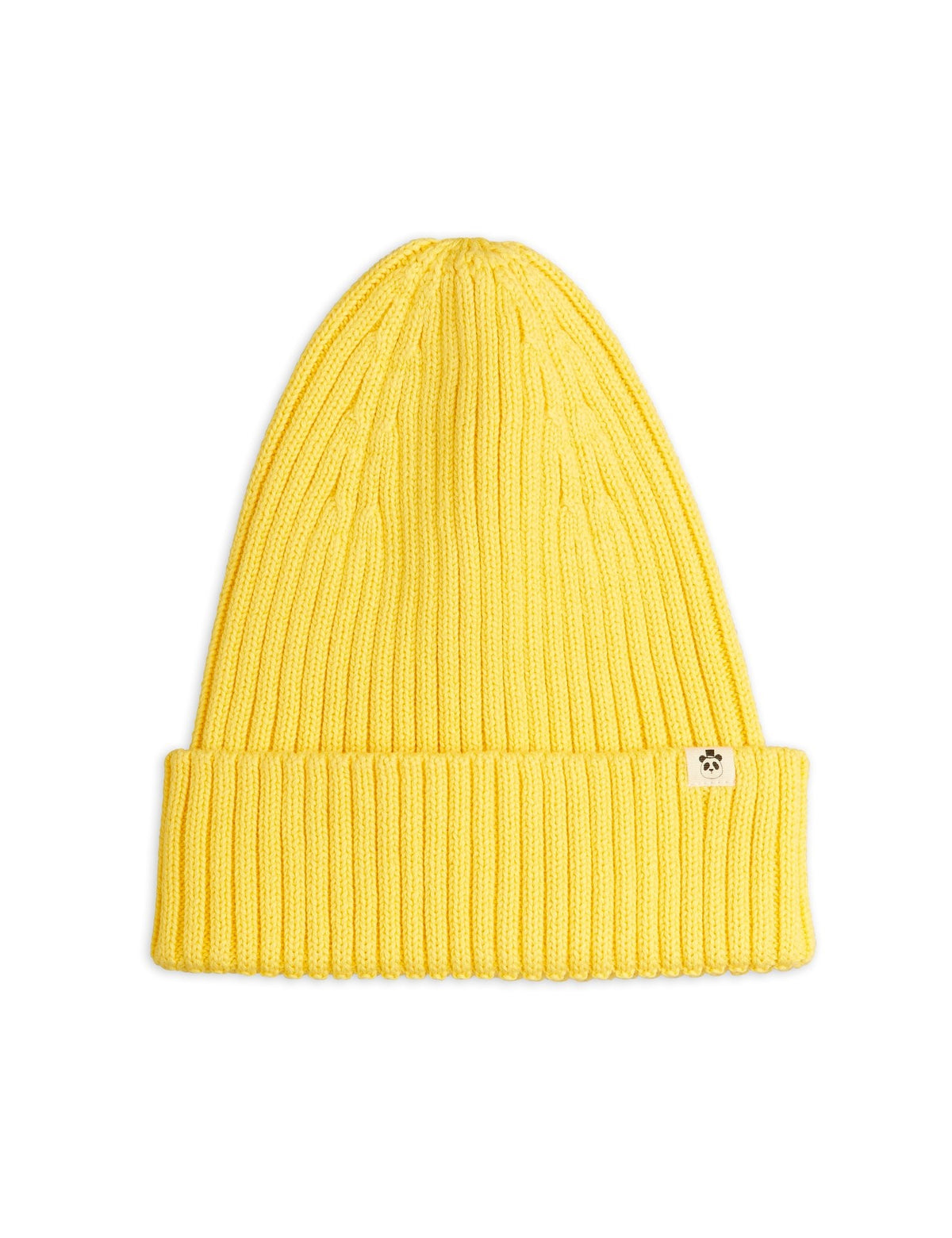 【MINI RODINI ミニロディーニ】Knitted rib fold up hat
