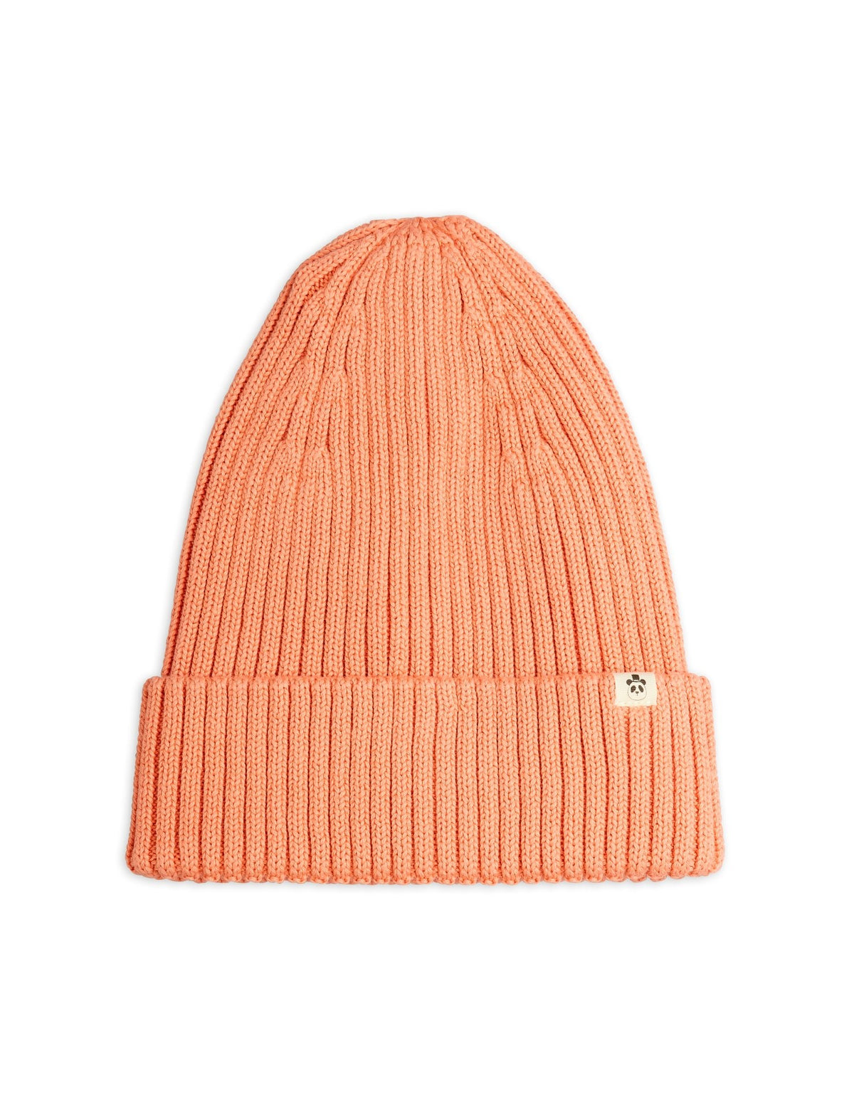 【MINI RODINI ミニロディーニ】Knitted rib fold up hat