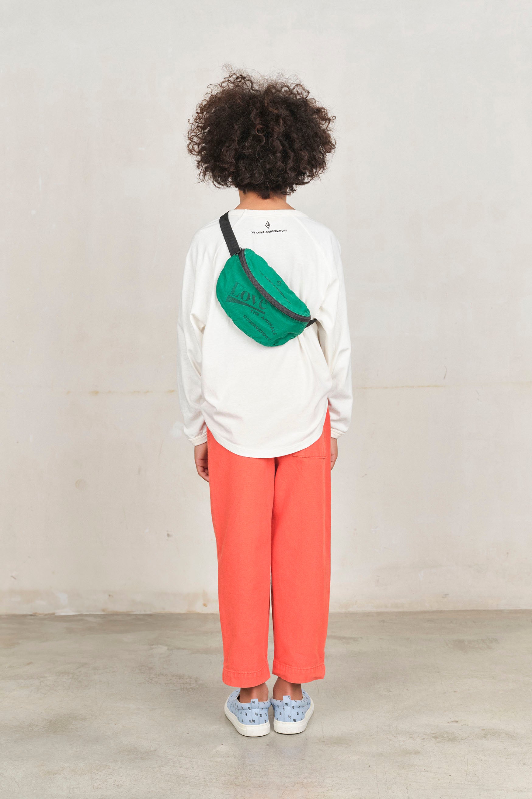 【The Animals Observatory】ANTEATER KID LONG SLEEVE T-SHIRT White