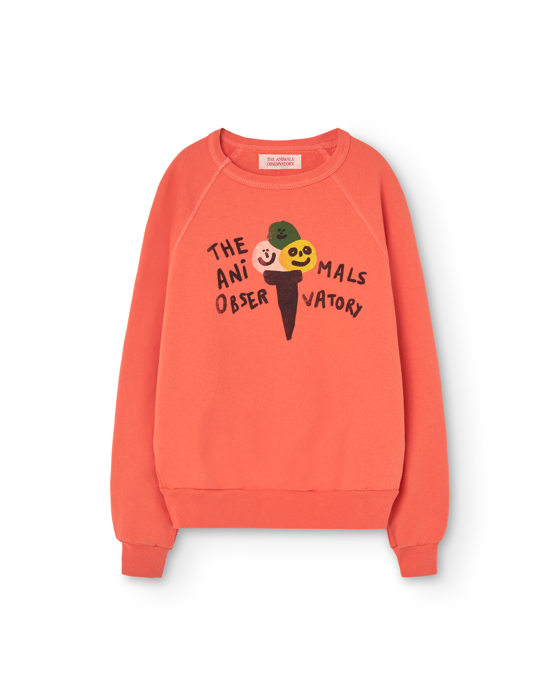 【The Animals Observatory】SHARK KID SWEATSHIRT Salmon