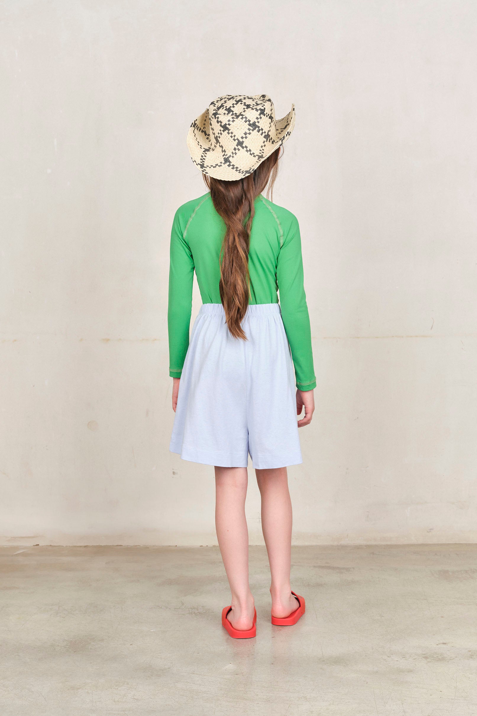 【The Animals Observatory】MOLE KID BERMUDA SHORTS Soft Blue