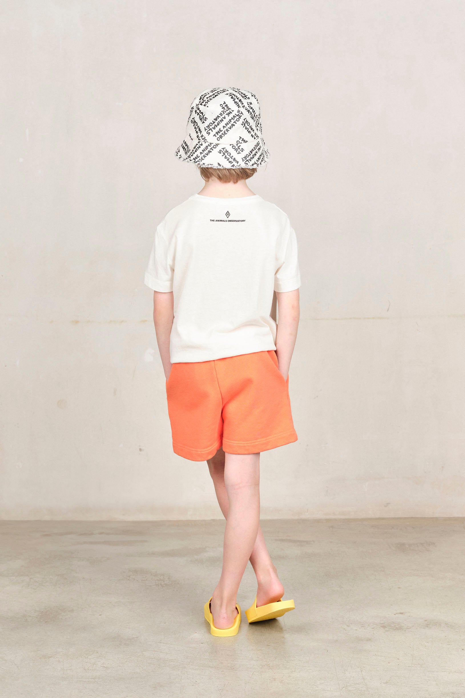 【The Animals Observatory】HEDGEHOG KID SHORTS Salmon