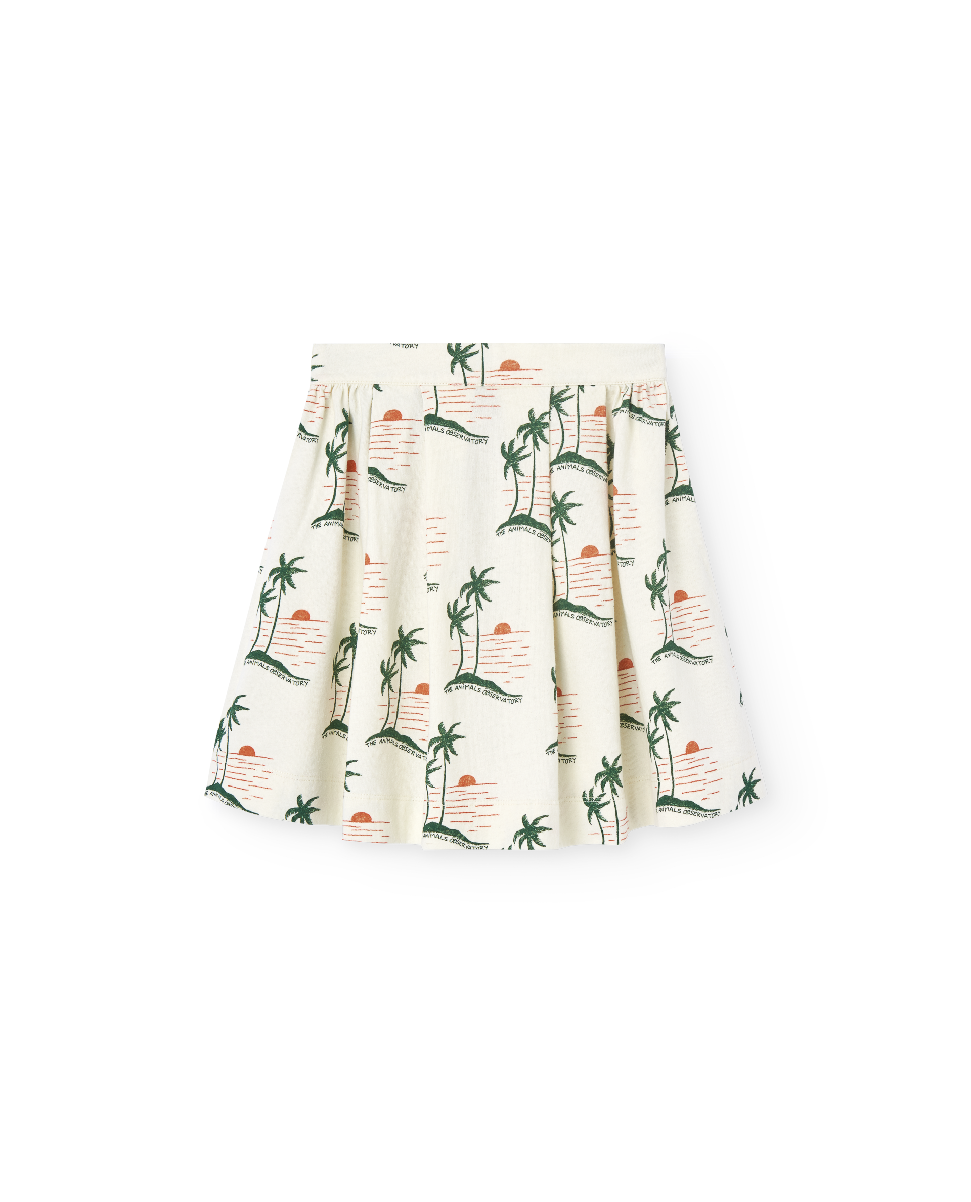 【The Animals Observatory】TURKEY KID SKIRT White Lindo