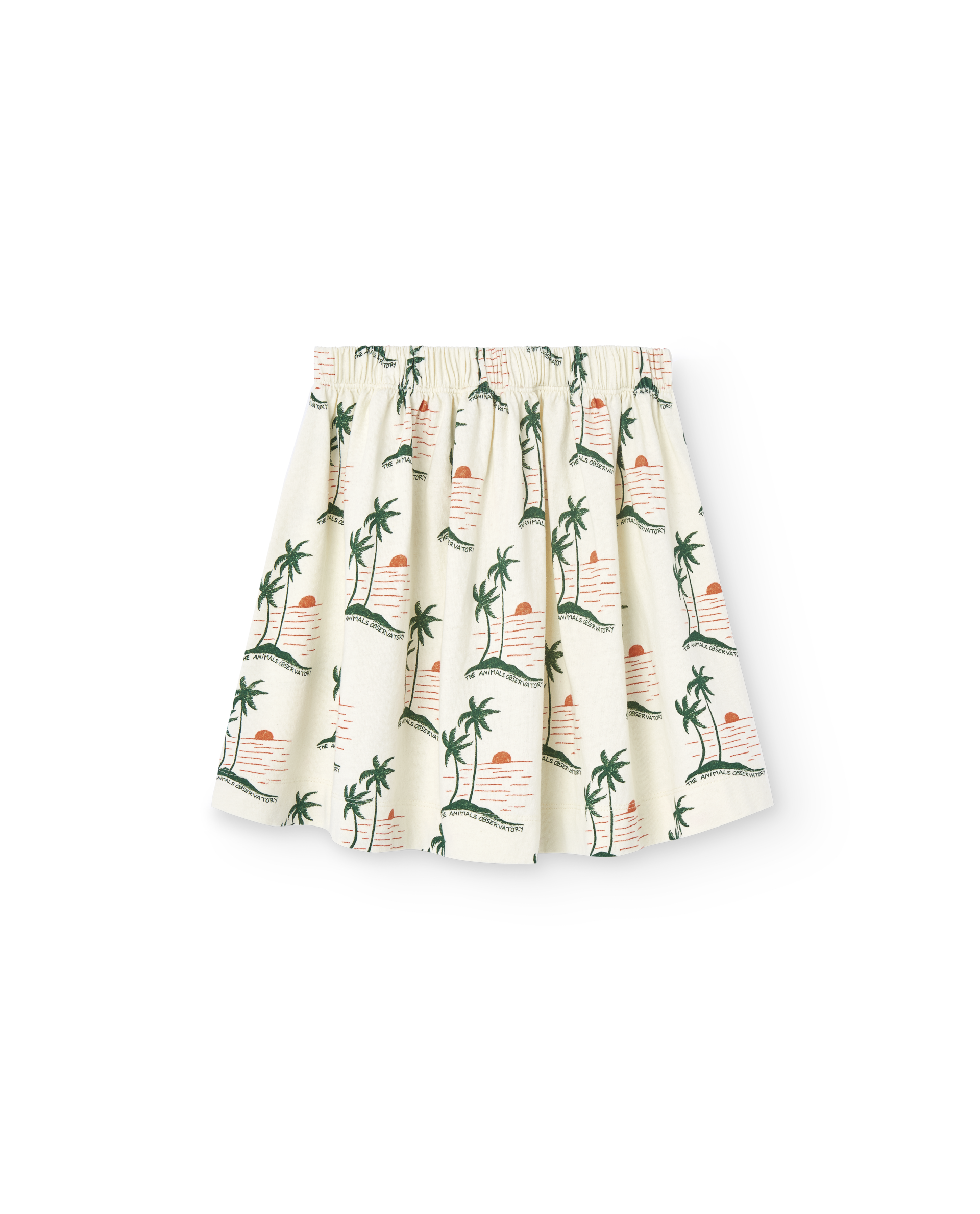【The Animals Observatory】TURKEY KID SKIRT White Lindo
