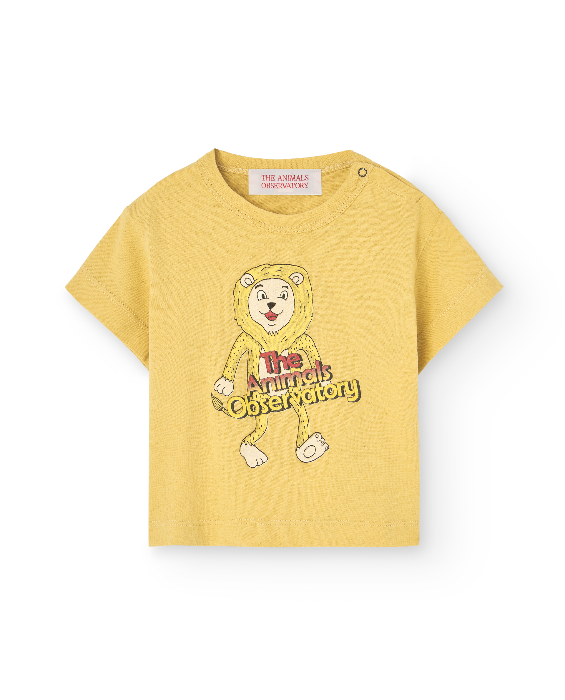 【The Animals Observatory】PANGOLIN BABY T-SHIRT Yellow